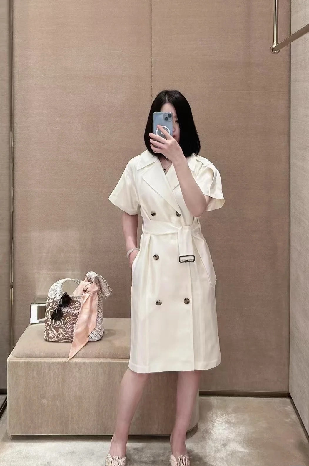 Bur* 25ss trench dress