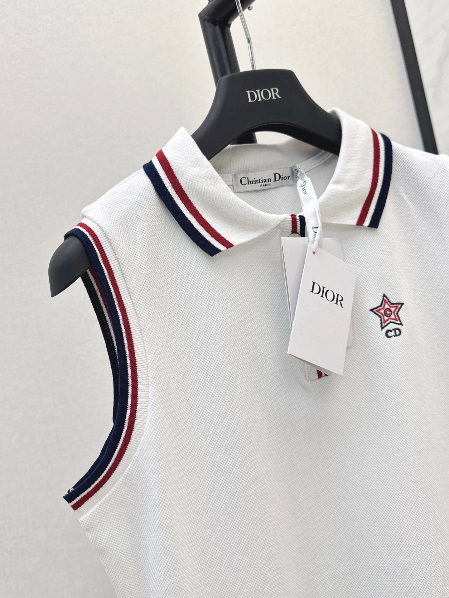 D*r 25ss embroidered jersey vest