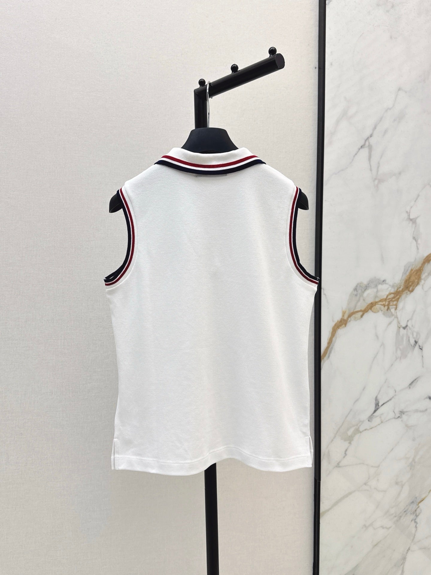 D*r 25ss embroidered jersey vest