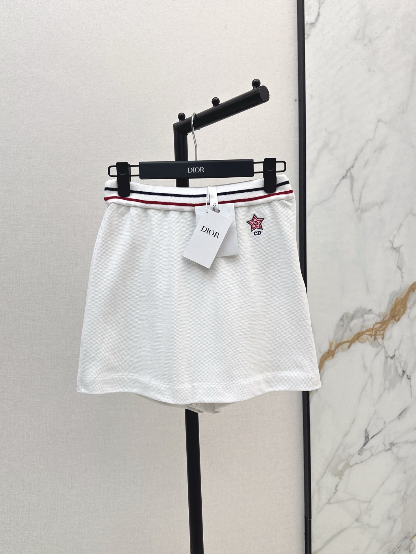 D*r 25ss three-tone embroidered  shorts