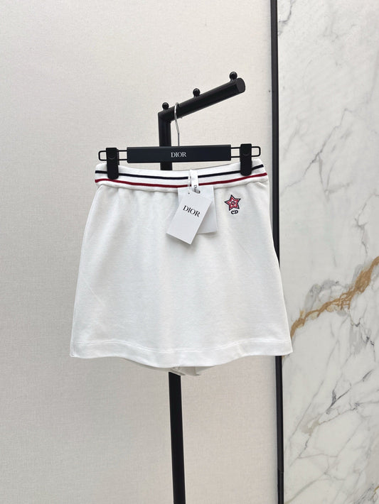 D*r 25ss three-tone embroidered  shorts