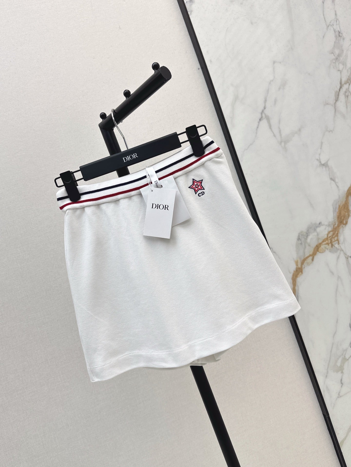 D*r 25ss three-tone embroidered  shorts