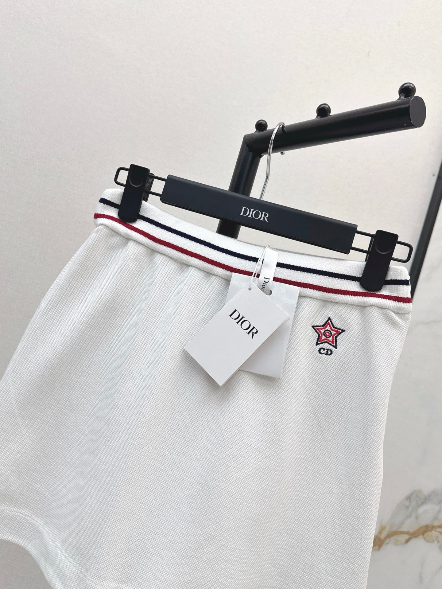 D*r 25ss three-tone embroidered  shorts