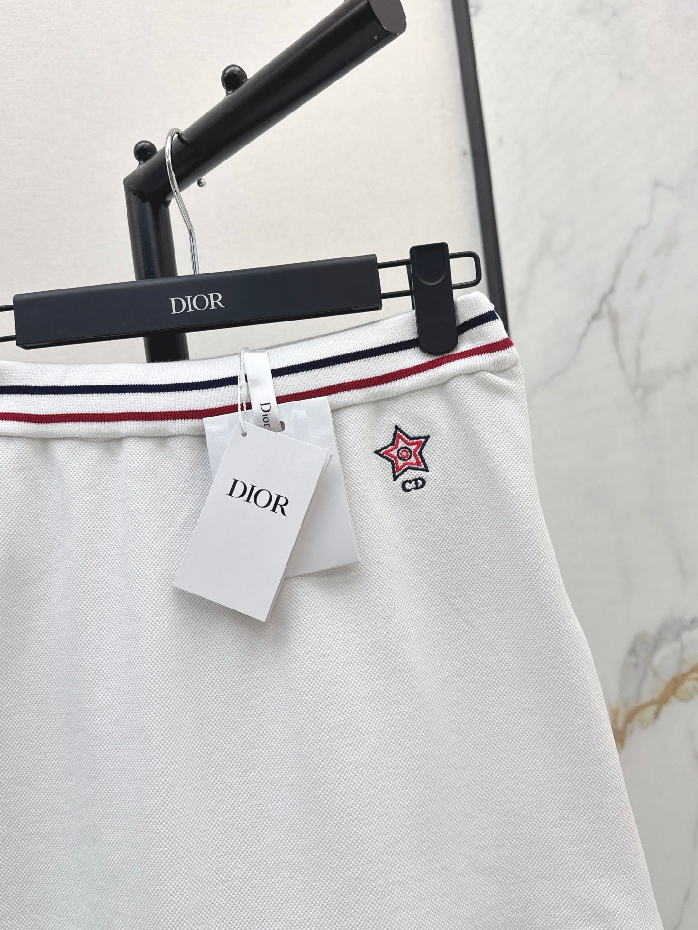 D*r 25ss three-tone embroidered  shorts