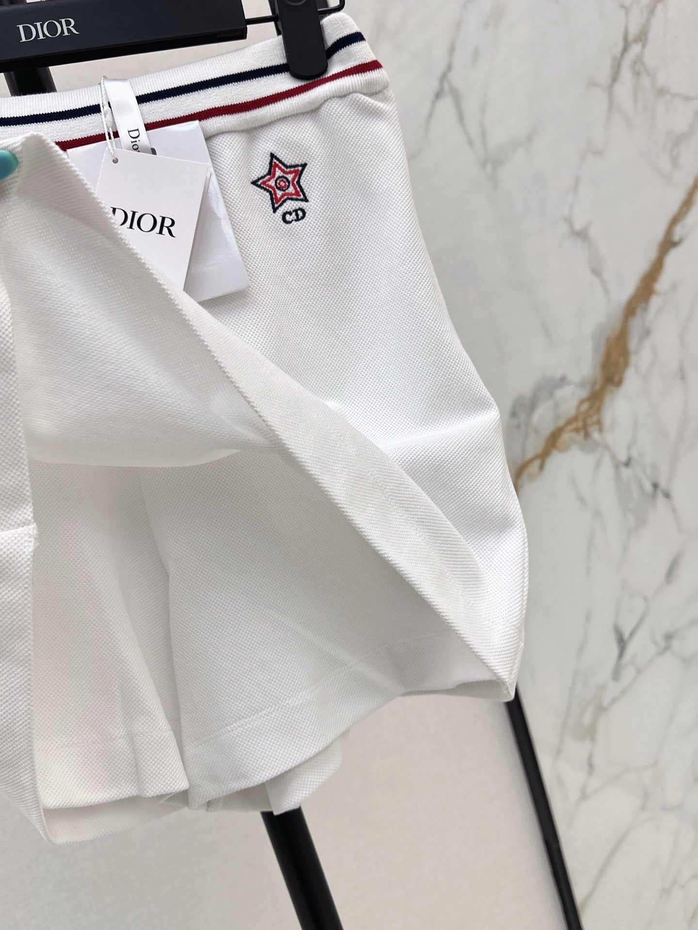 D*r 25ss three-tone embroidered  shorts