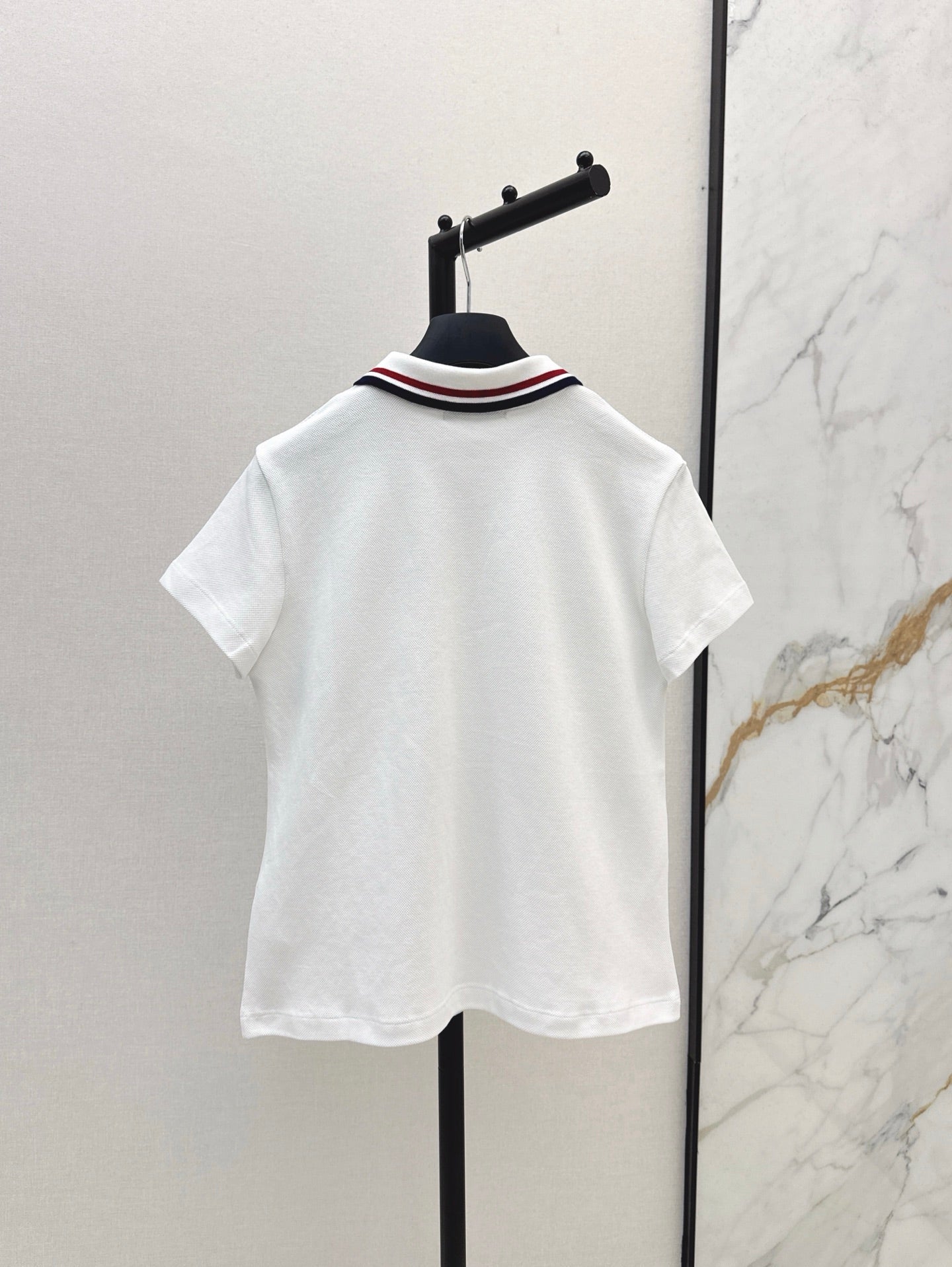 D*r 25ss three-tone embroidered polo shirt