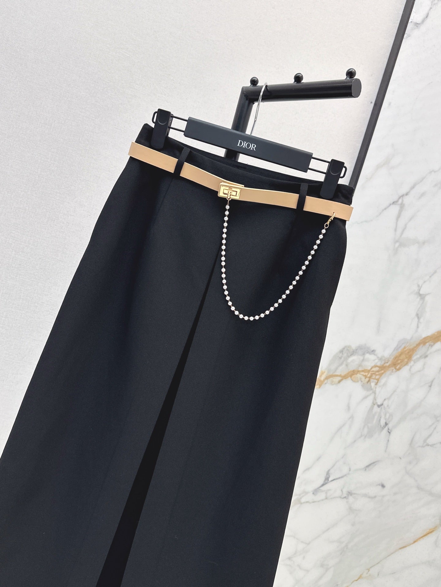 D*r 25ss mid-length belted skirt