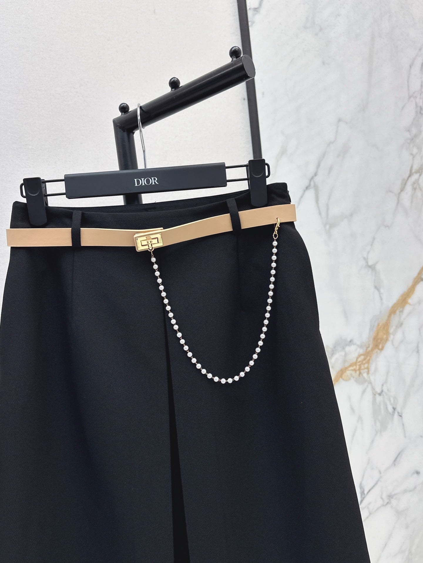 D*r 25ss mid-length belted skirt