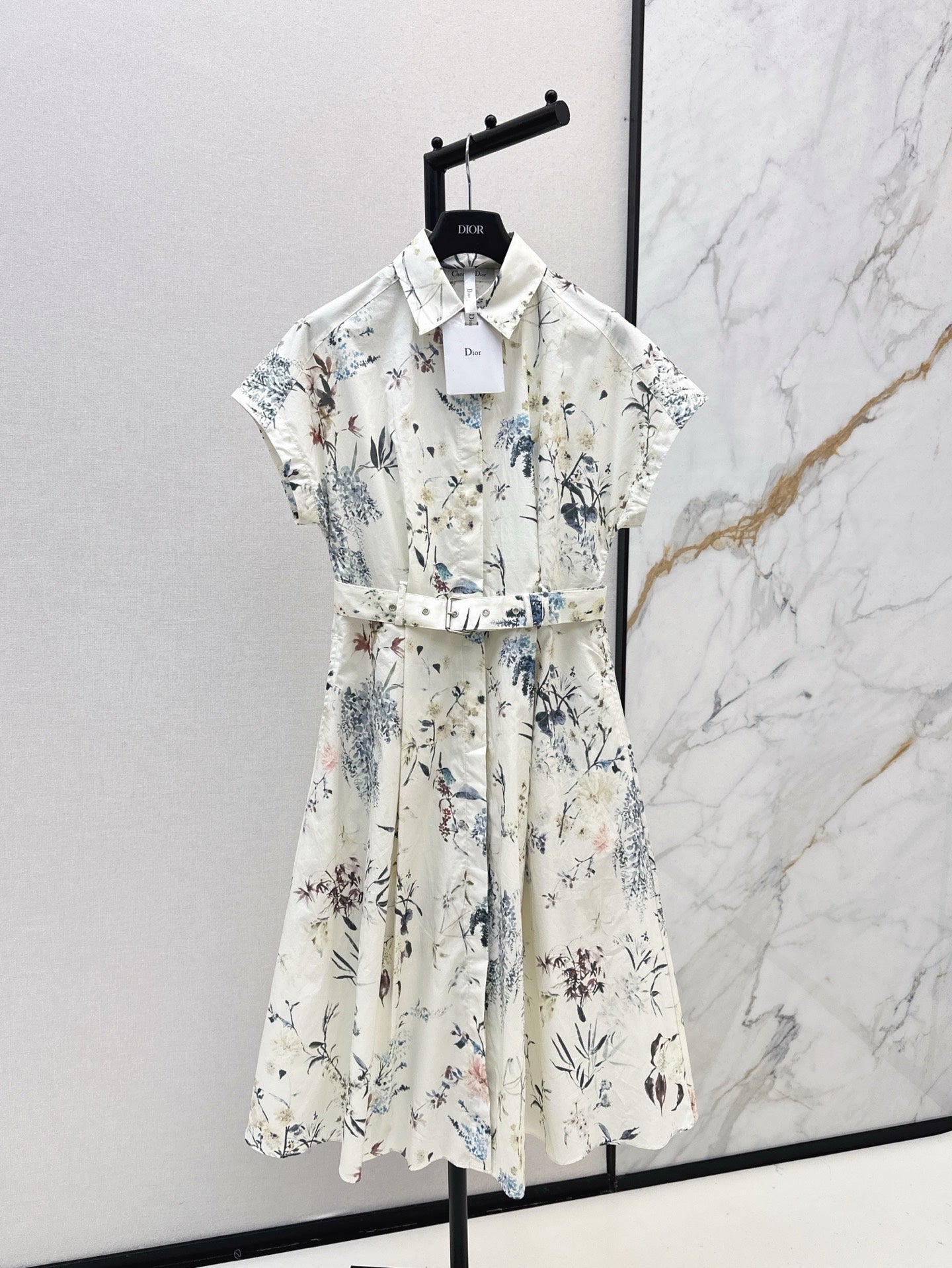 D*r 25ss mid-length belted dress