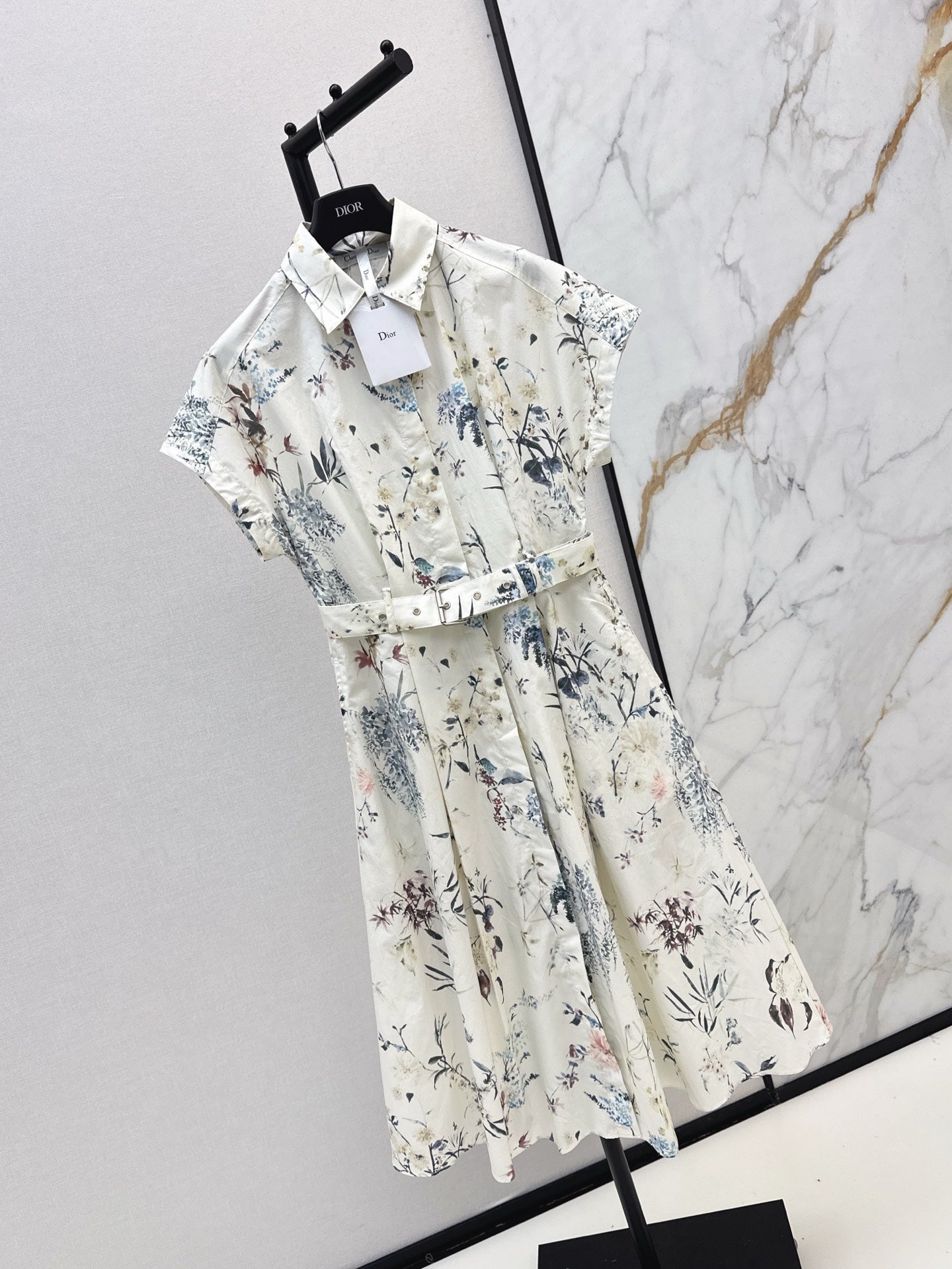 D*r 25ss mid-length belted dress