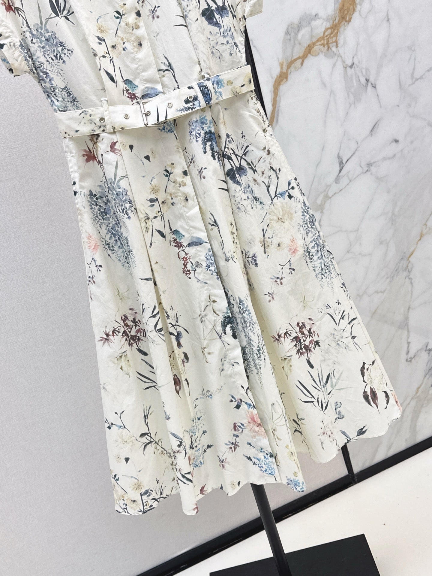 D*r 25ss mid-length belted dress