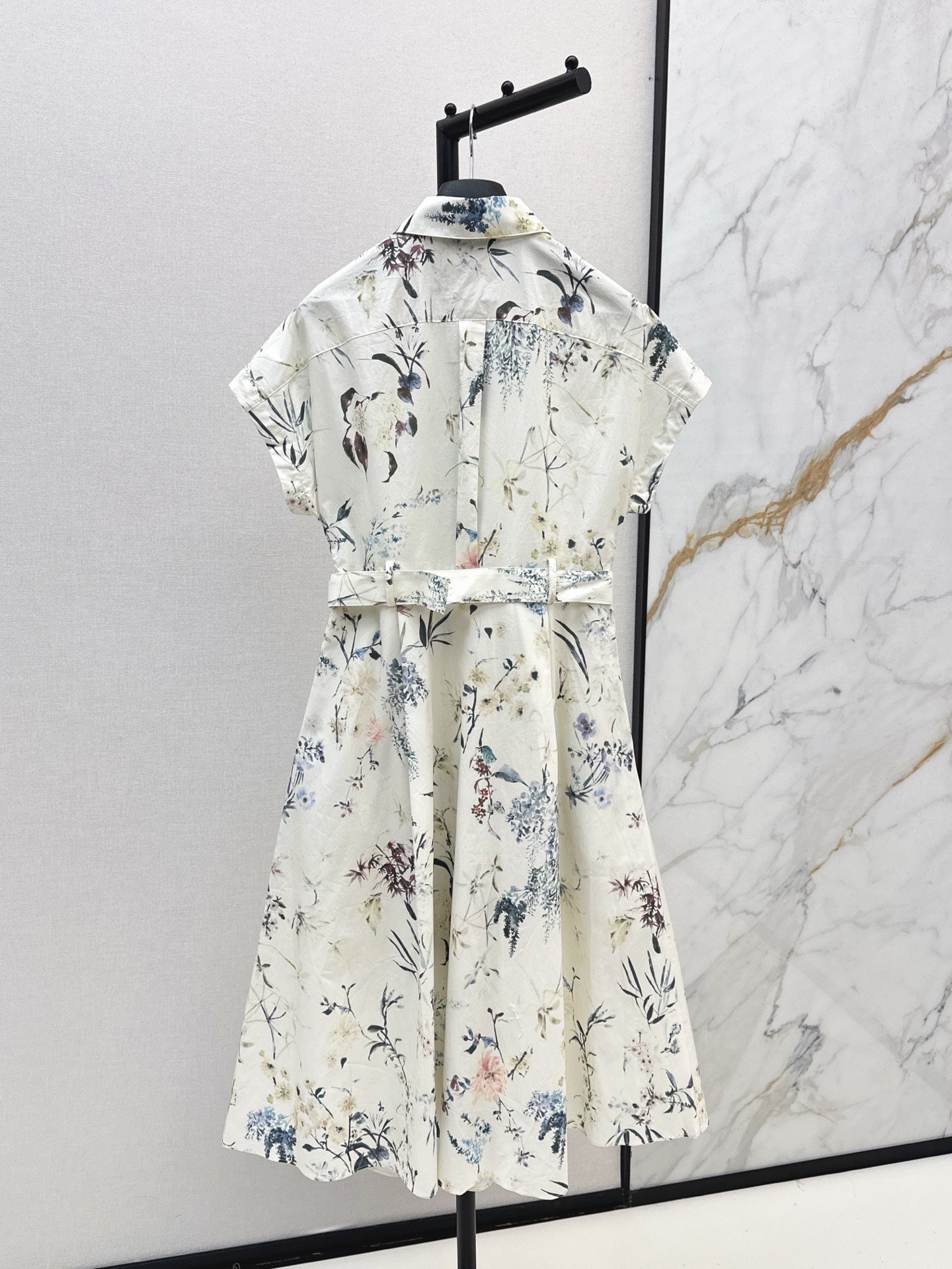 D*r 25ss mid-length belted dress