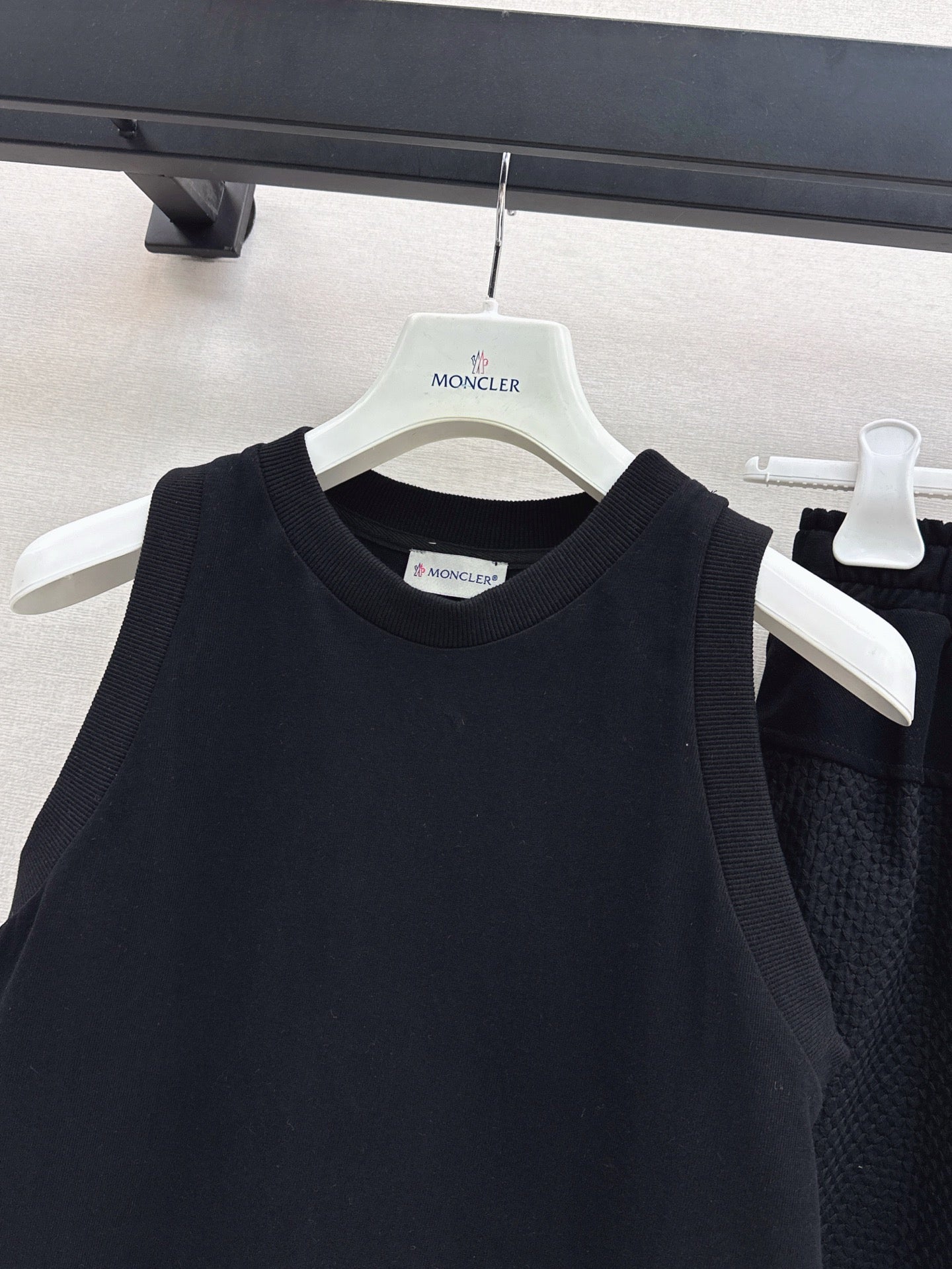 Monc* 25ss mesh vest and miniskirt suit