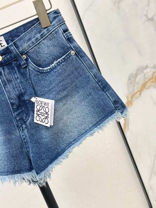 Loe* 25ss anagram denim minishorts
