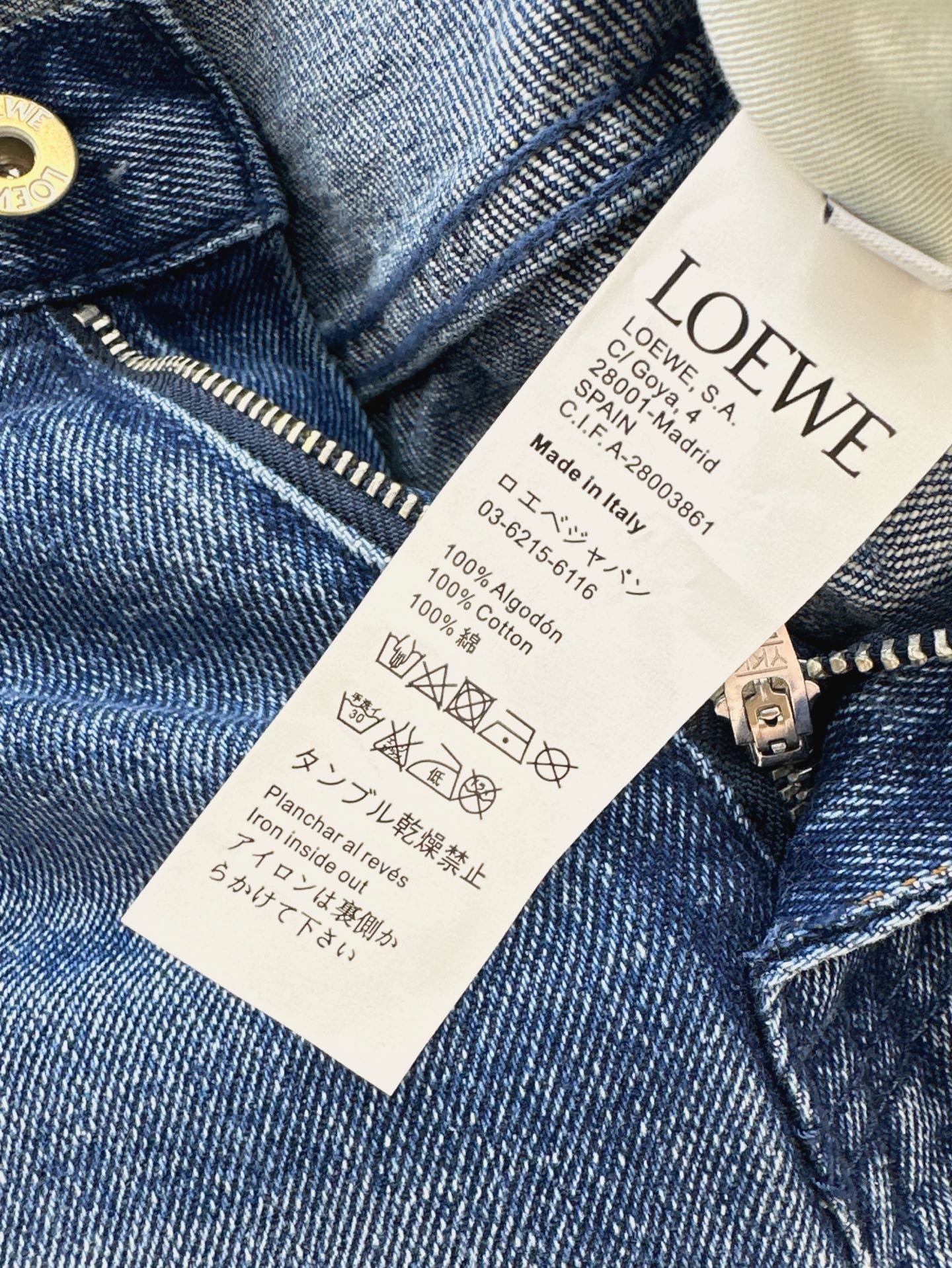 Loe* 25ss anagram denim minishorts