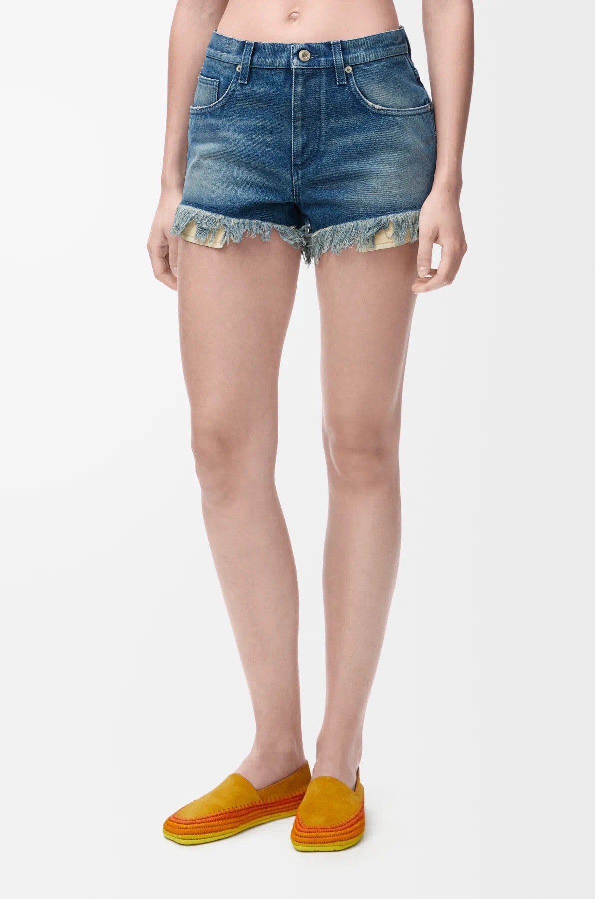 Loe* 25ss anagram denim minishorts