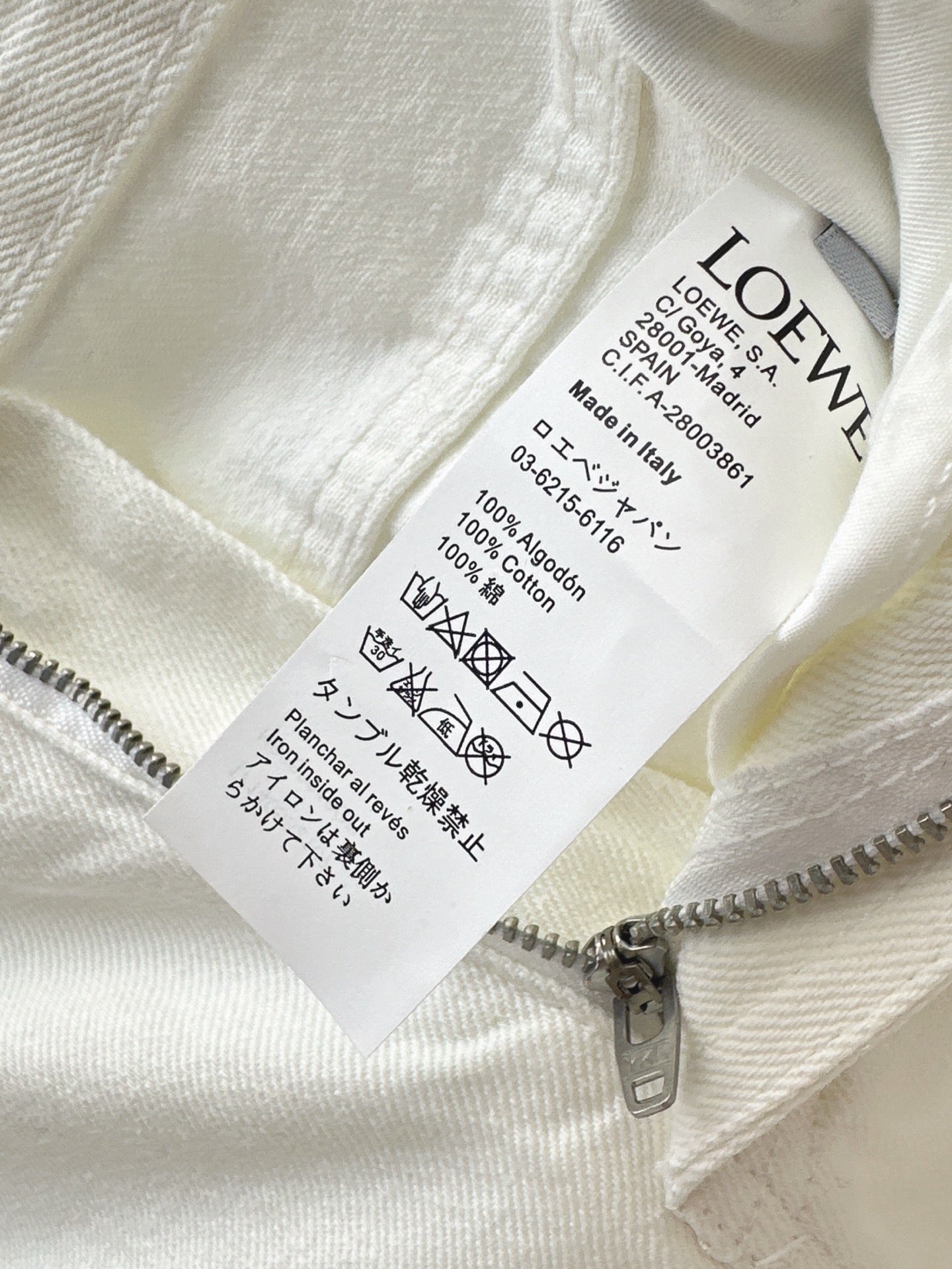 Loe*25ss floral motifs denim shorts