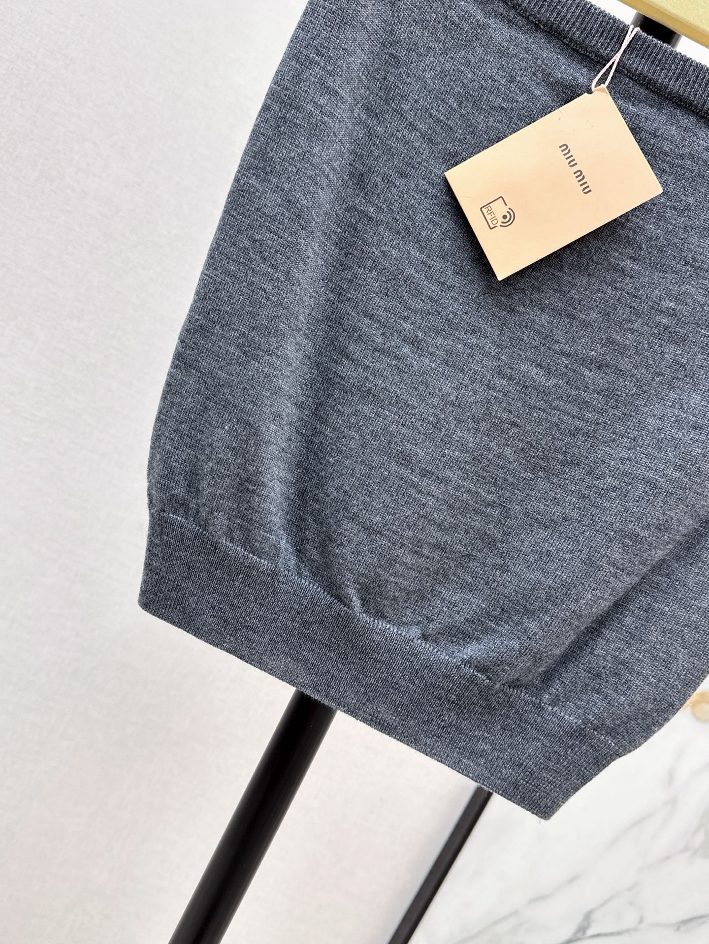 M*u 25ss wool knitted bandeau top