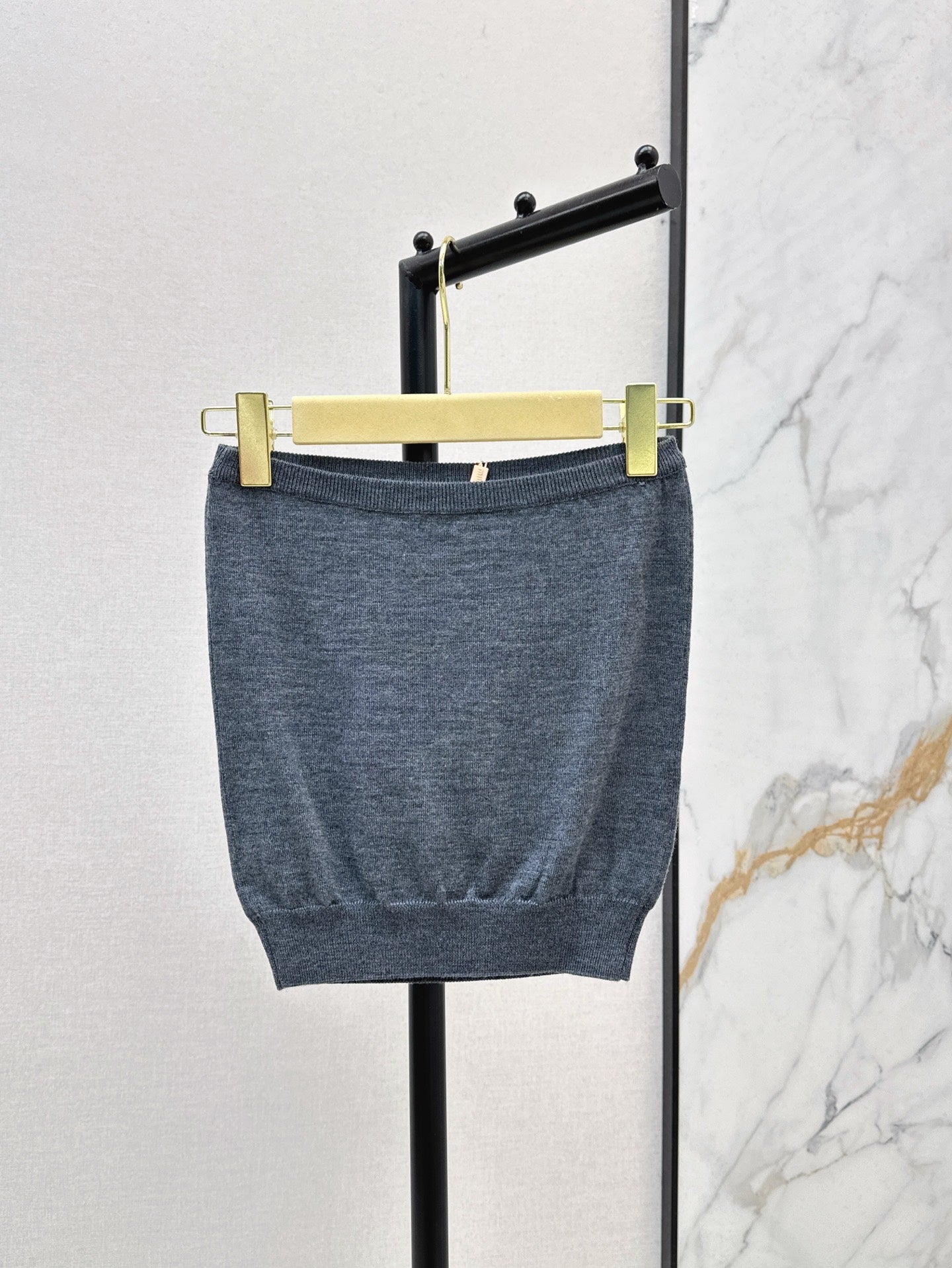 M*u 25ss wool knitted bandeau top