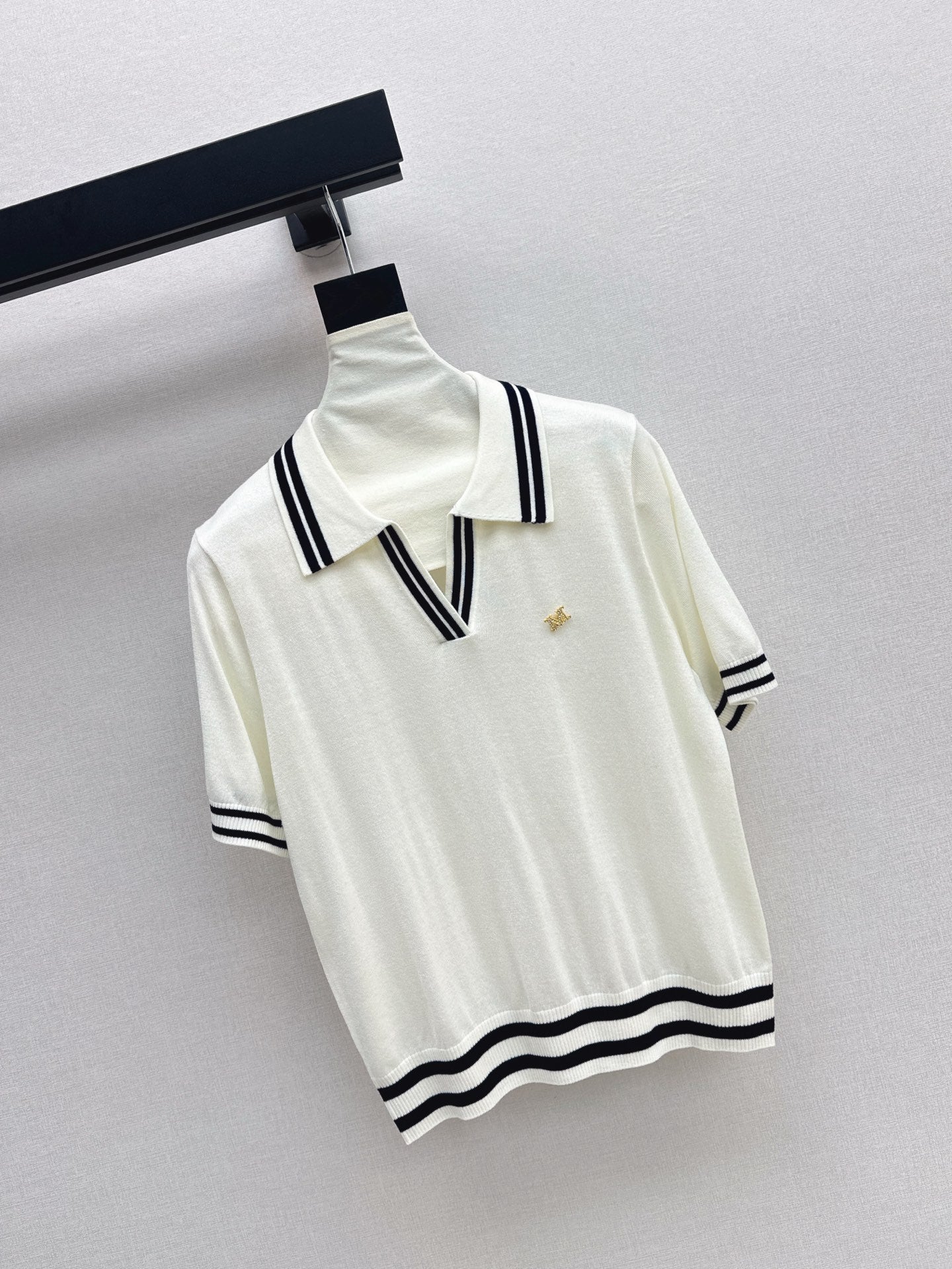 MaxM* 25ss knitted polo shirt