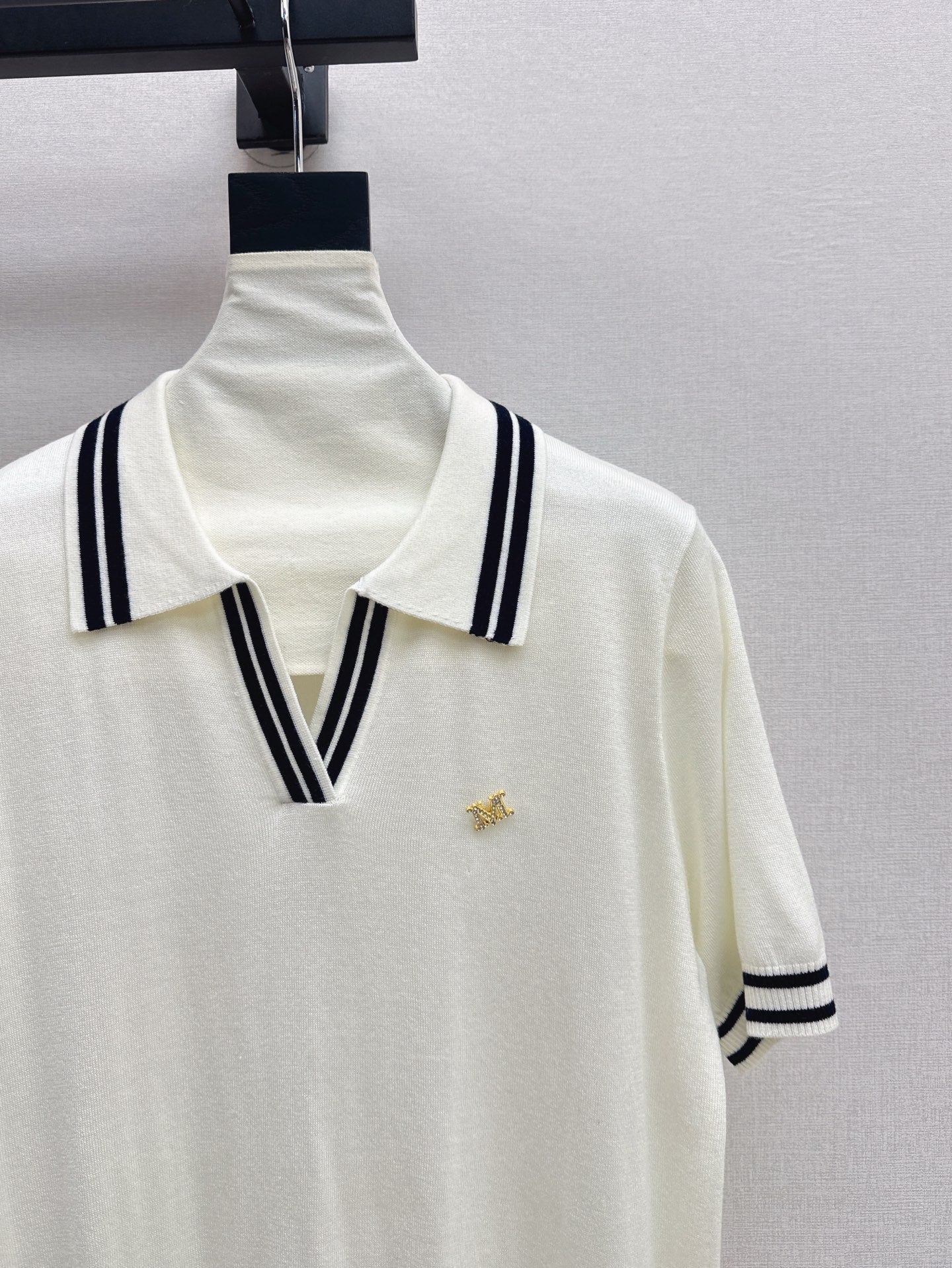 MaxM* 25ss knitted polo shirt