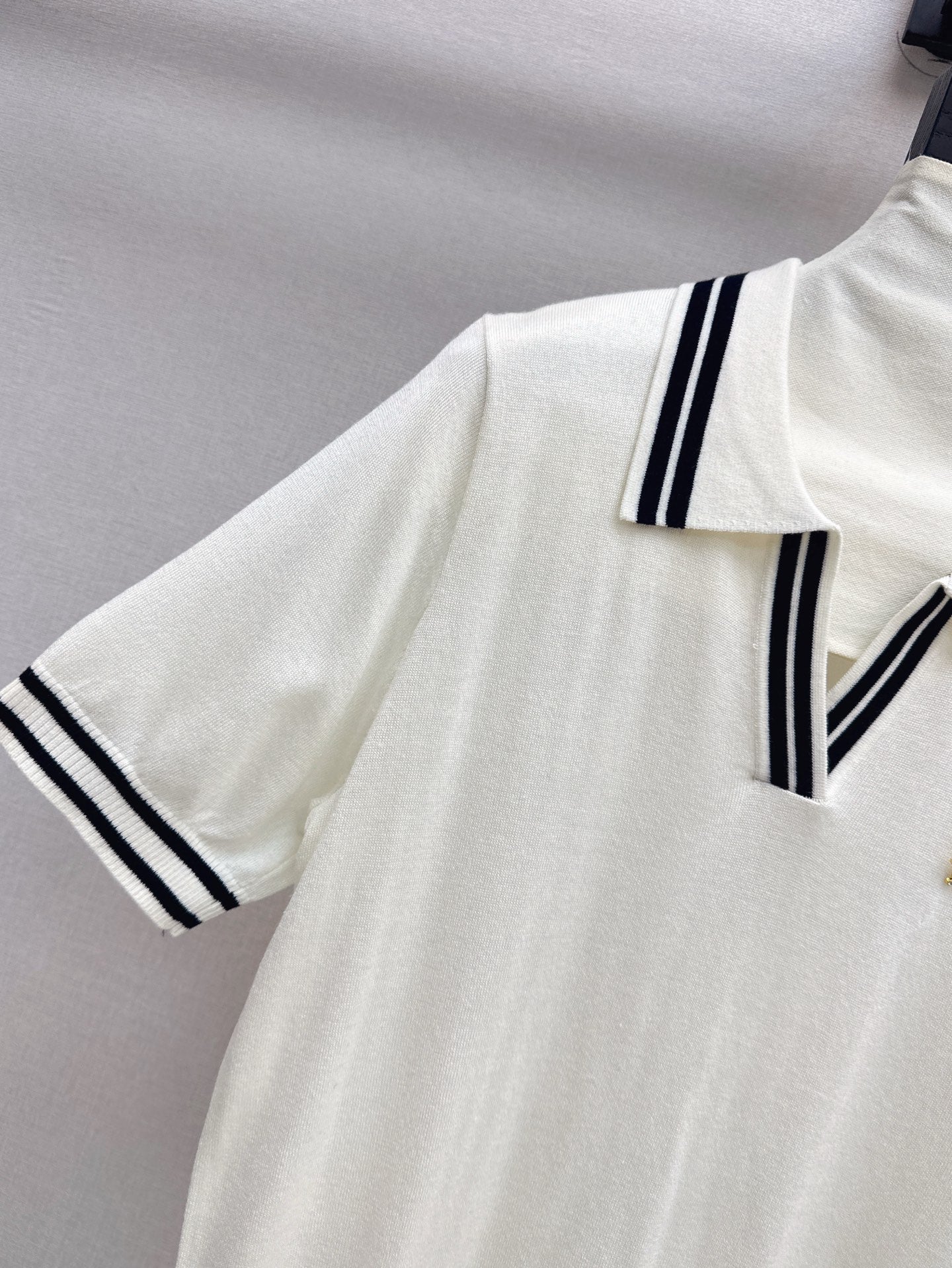 MaxM* 25ss knitted polo shirt
