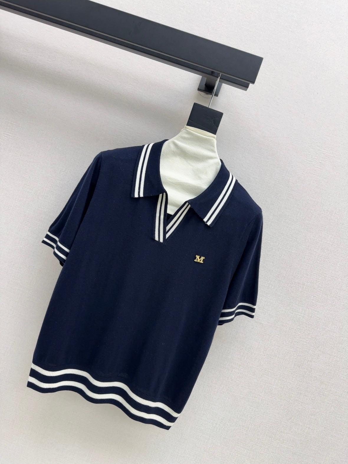 MaxM* 25ss knitted polo shirt