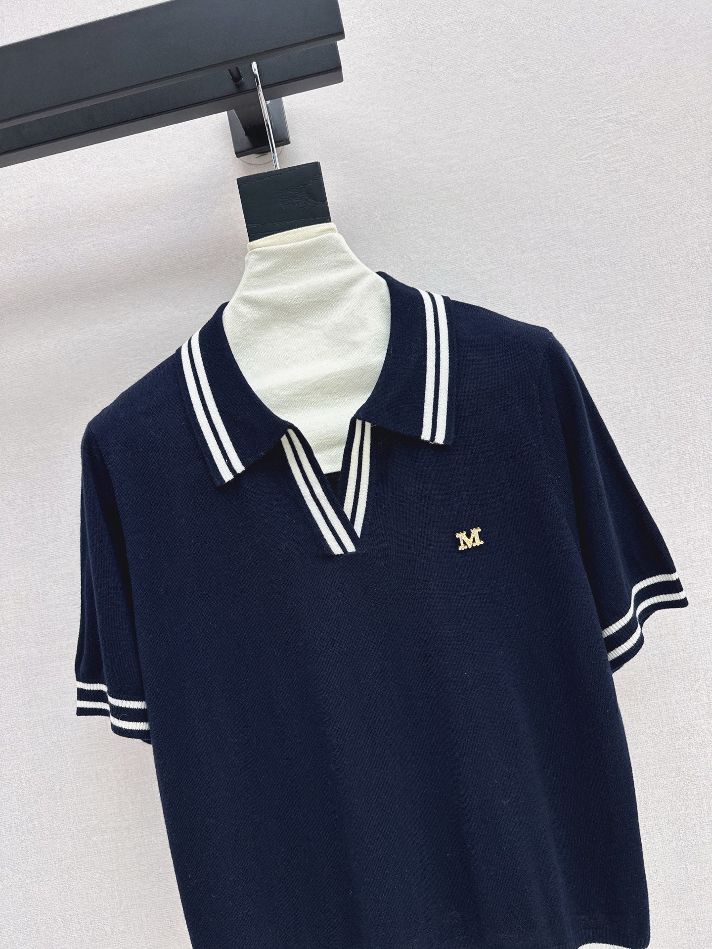 MaxM* 25ss knitted polo shirt