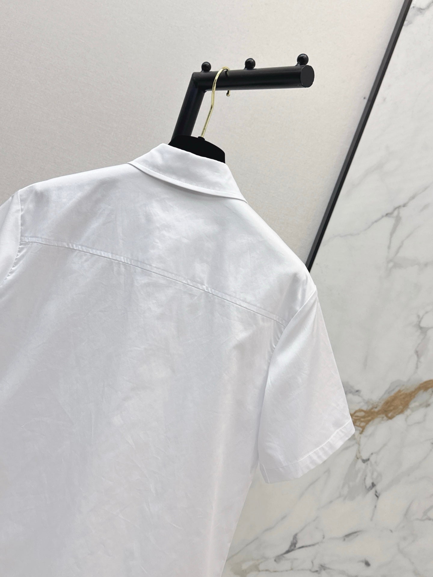 C*nel 25ss embroidered short-sleeve shirt