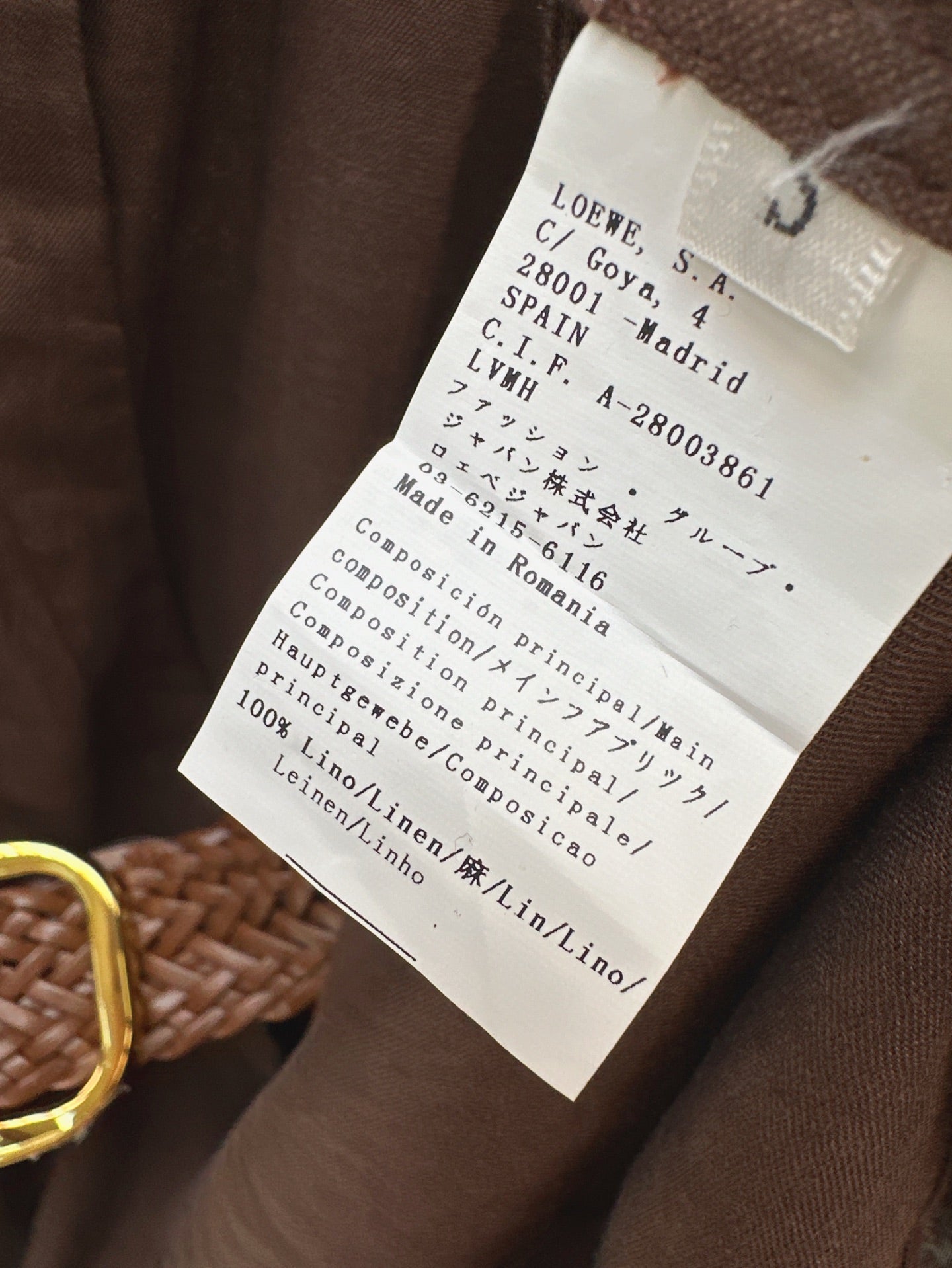 Loe* 25ss long linen belted dress