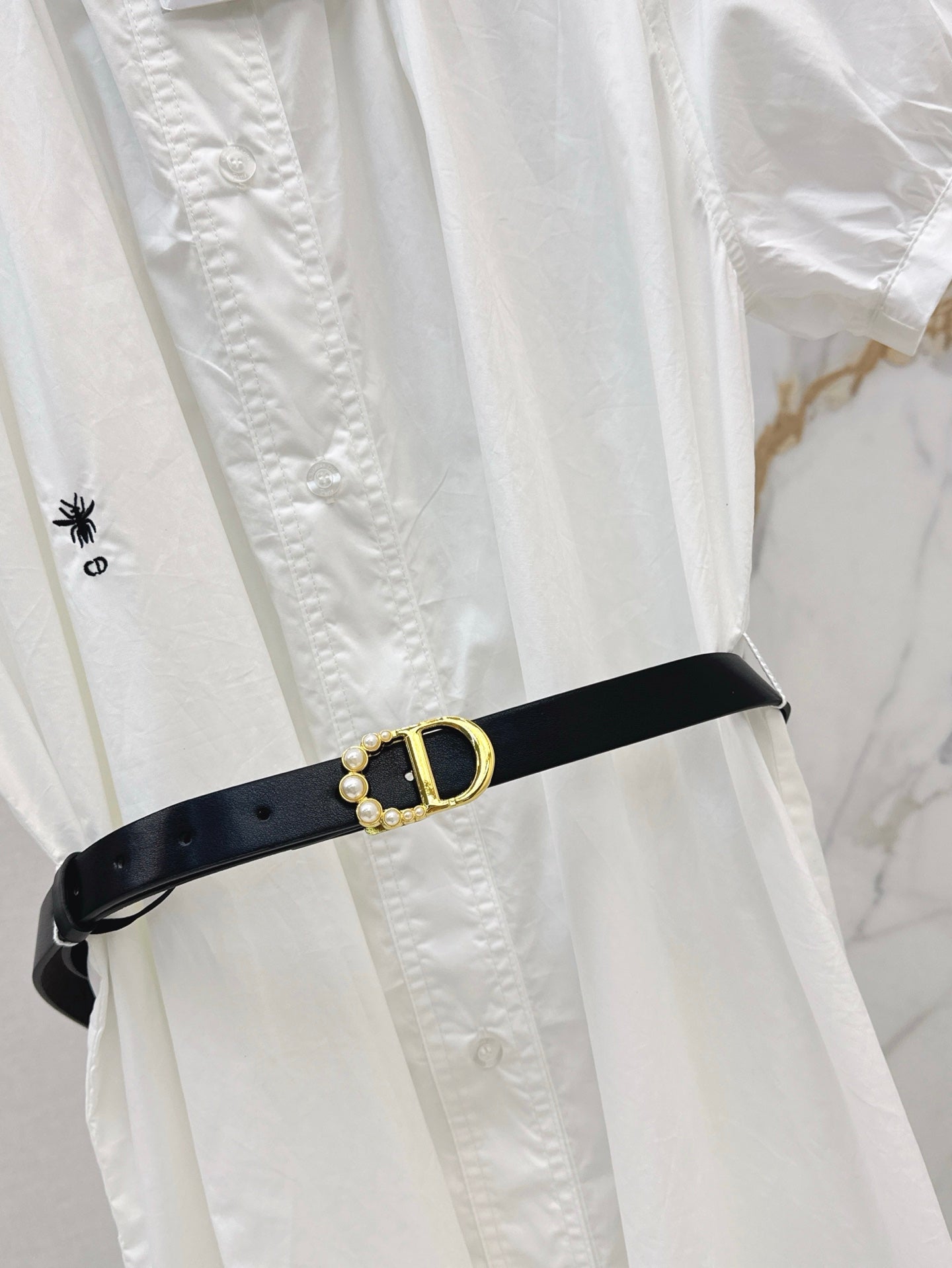 D*r 25ss belted shirt dress