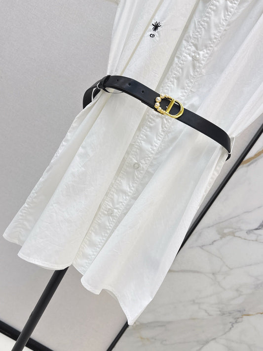 D*r 25ss belted shirt dress