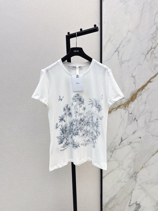 D*r 25ss printed cotton t-shirt
