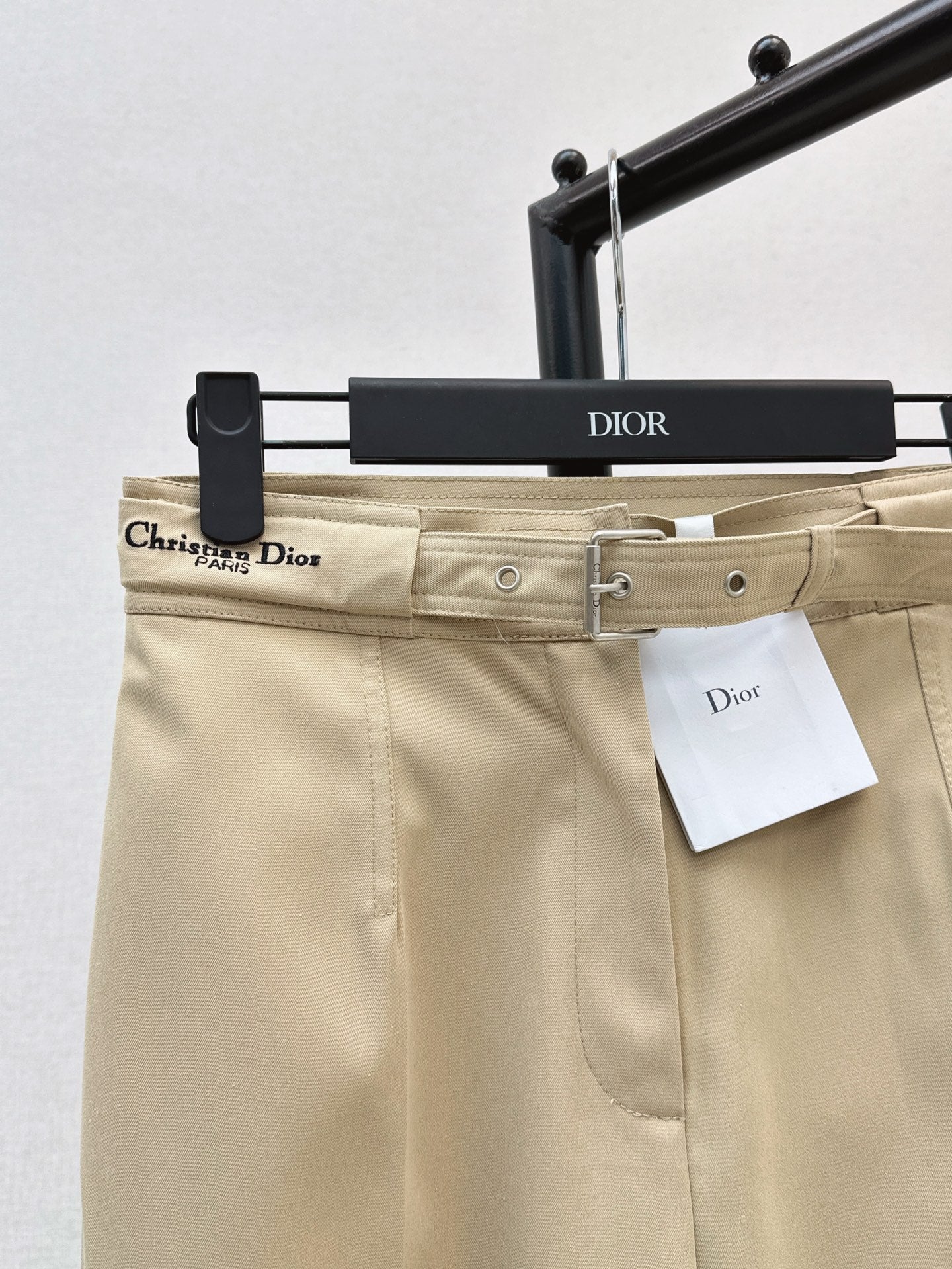 D*r 25ss belted straight-cut pants