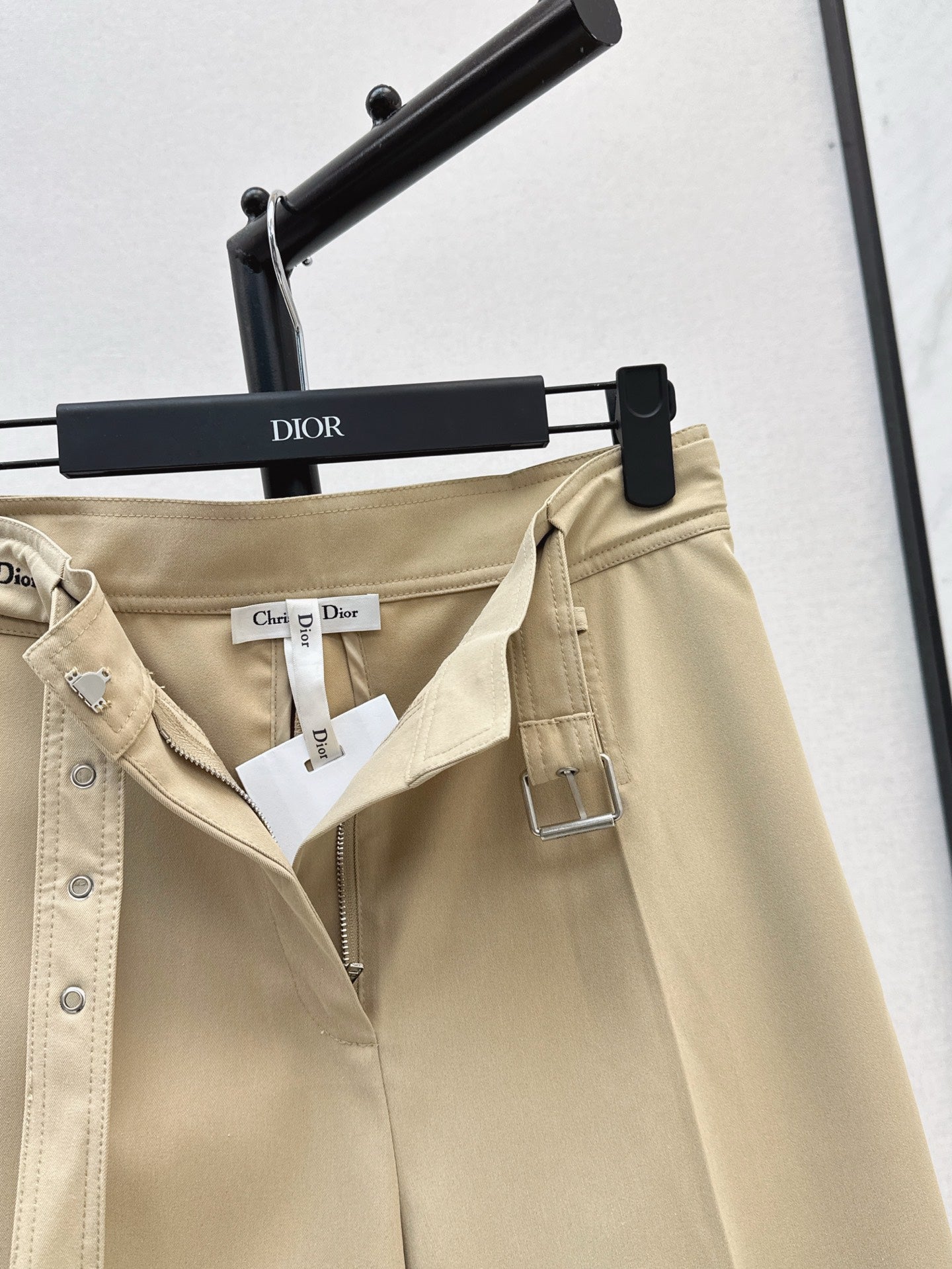 D*r 25ss belted straight-cut pants