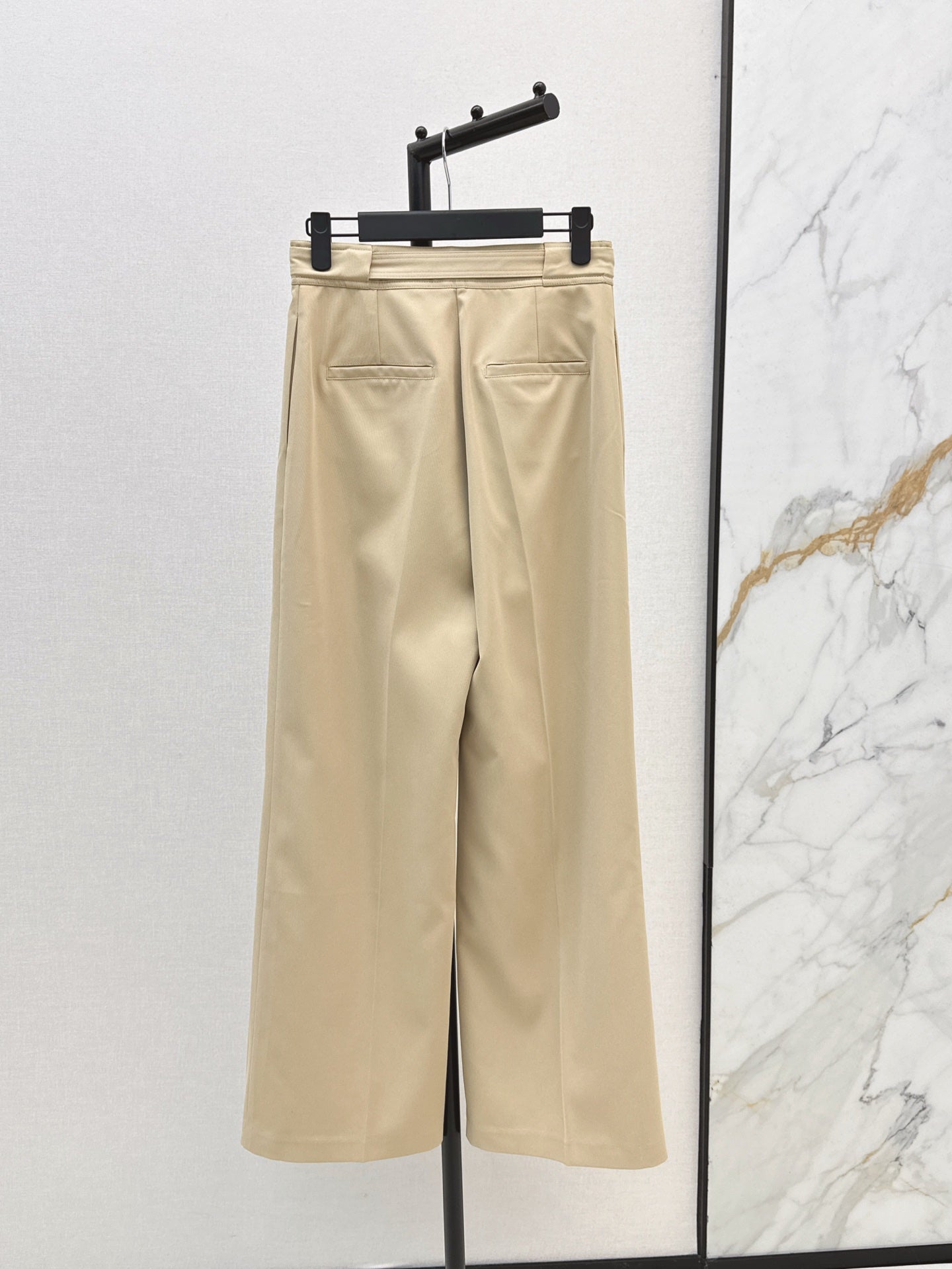 D*r 25ss belted straight-cut pants