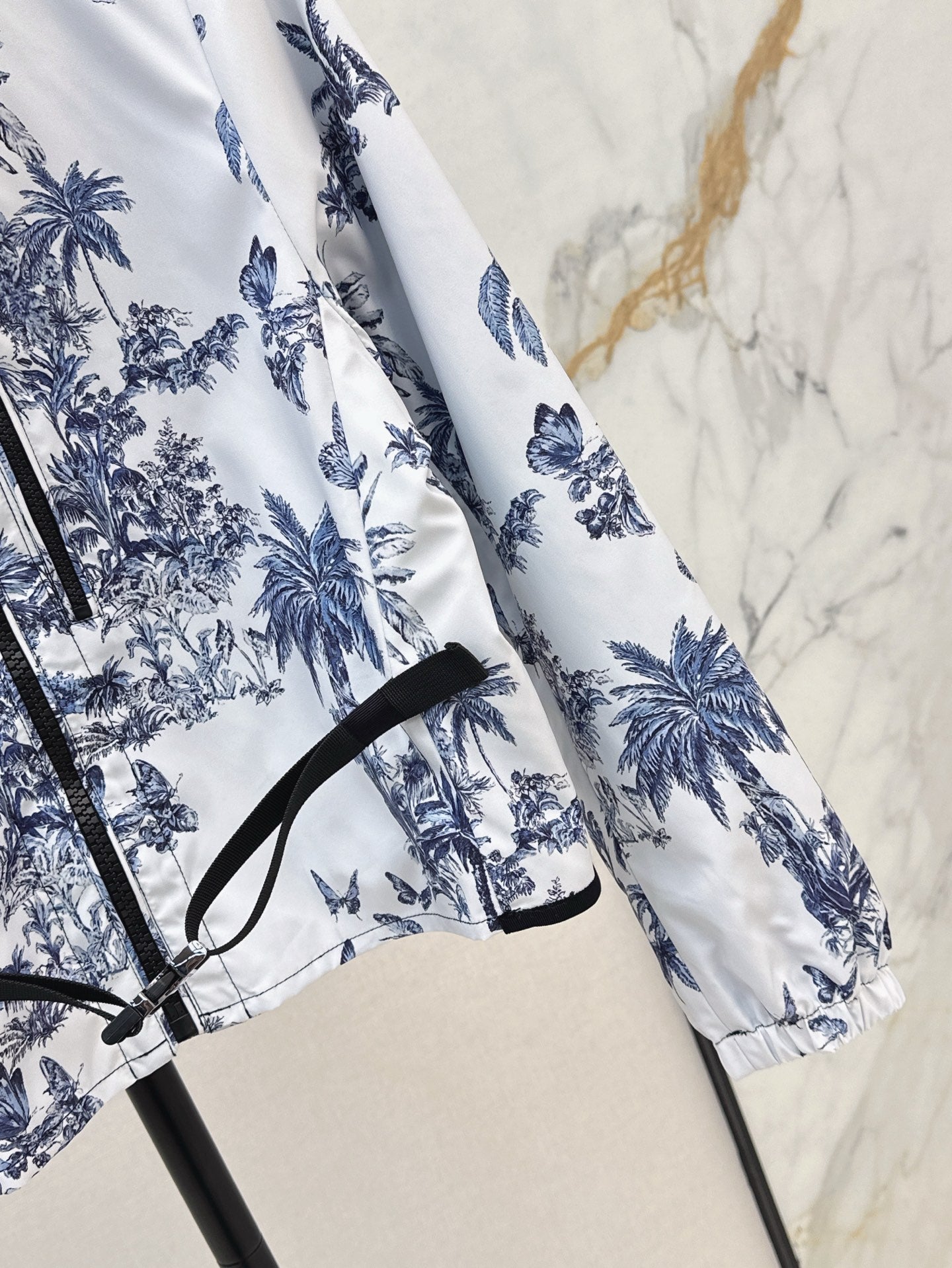 D*r 25ss printed hooded jacket