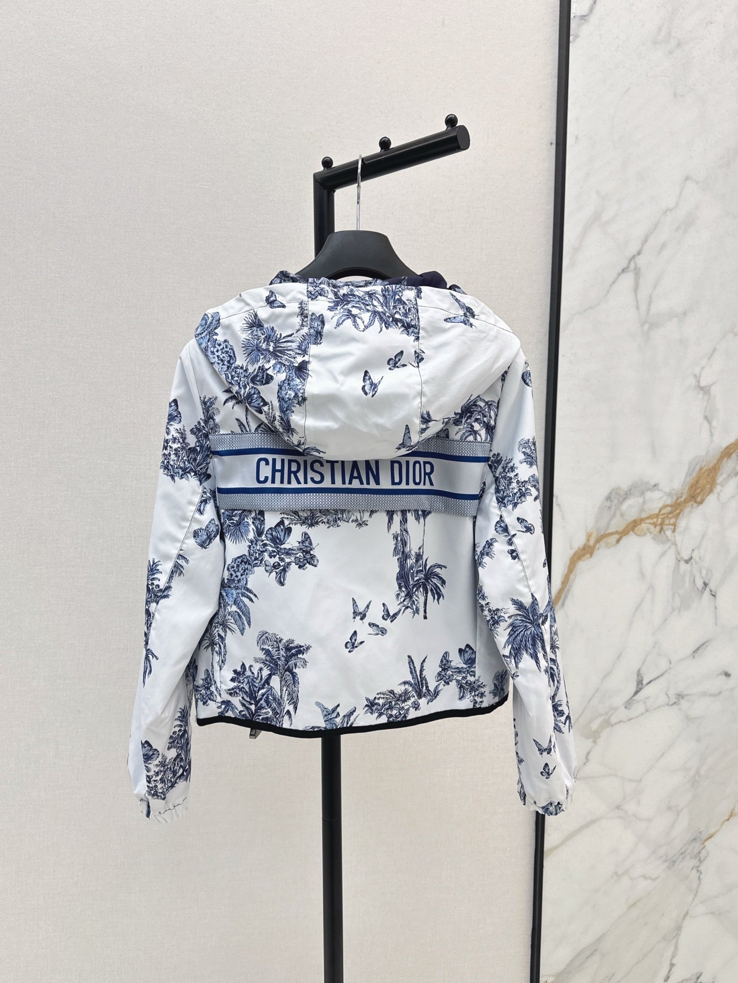 D*r 25ss printed hooded jacket