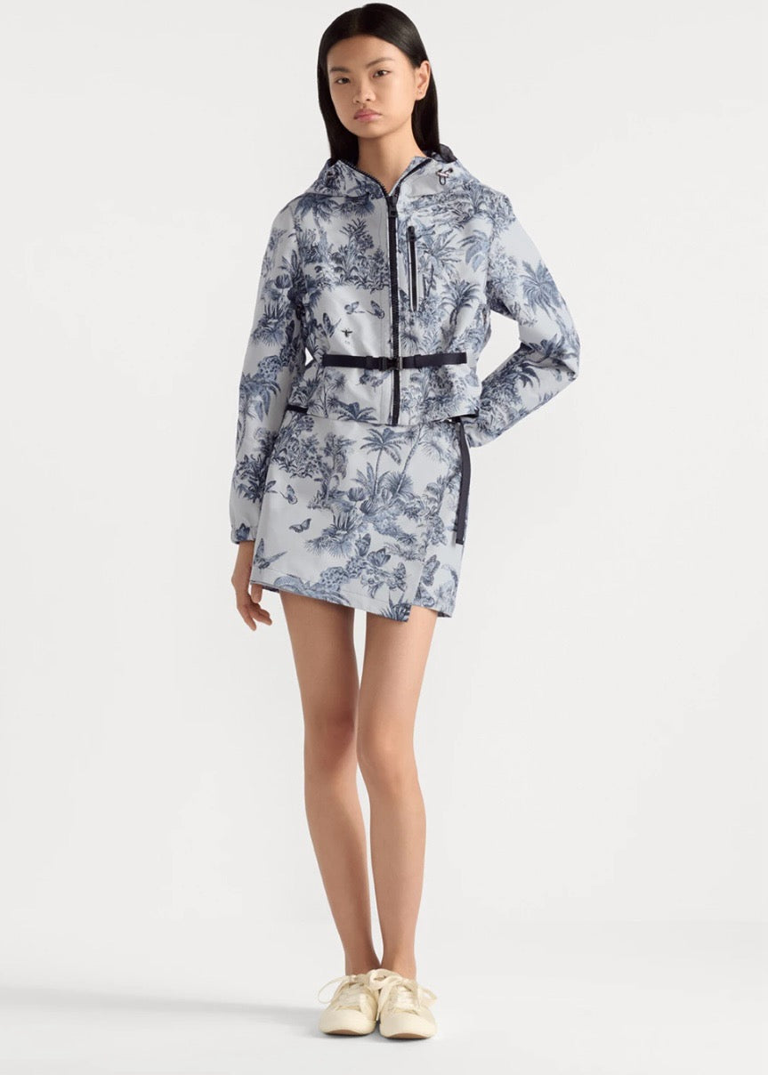 D*r 25ss printed hooded jacket