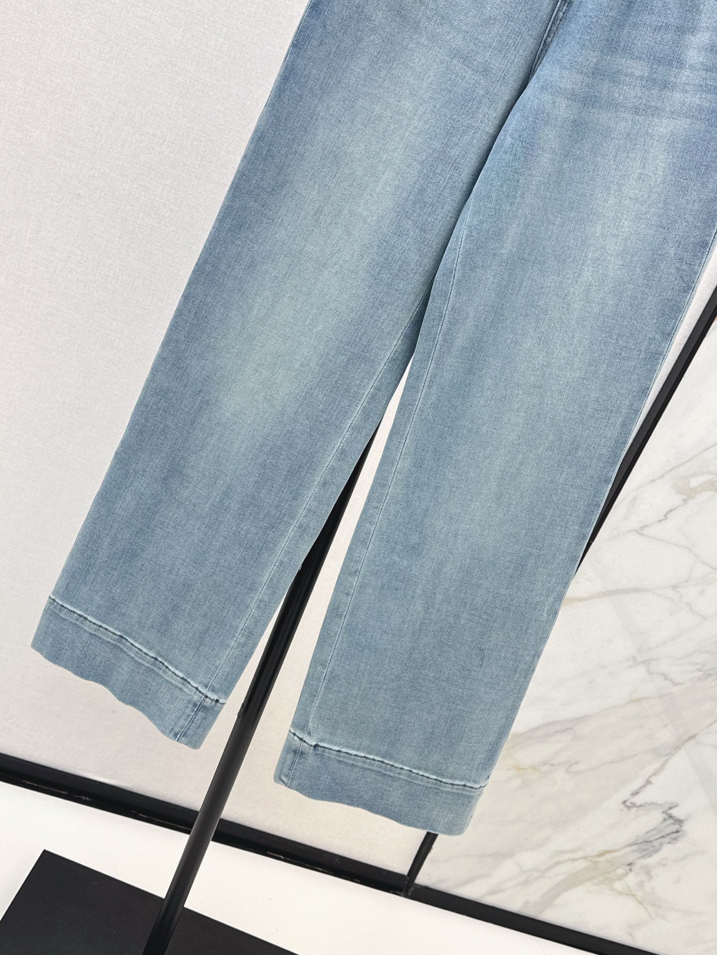 Valen* 25ss straight washed denim straight jeans