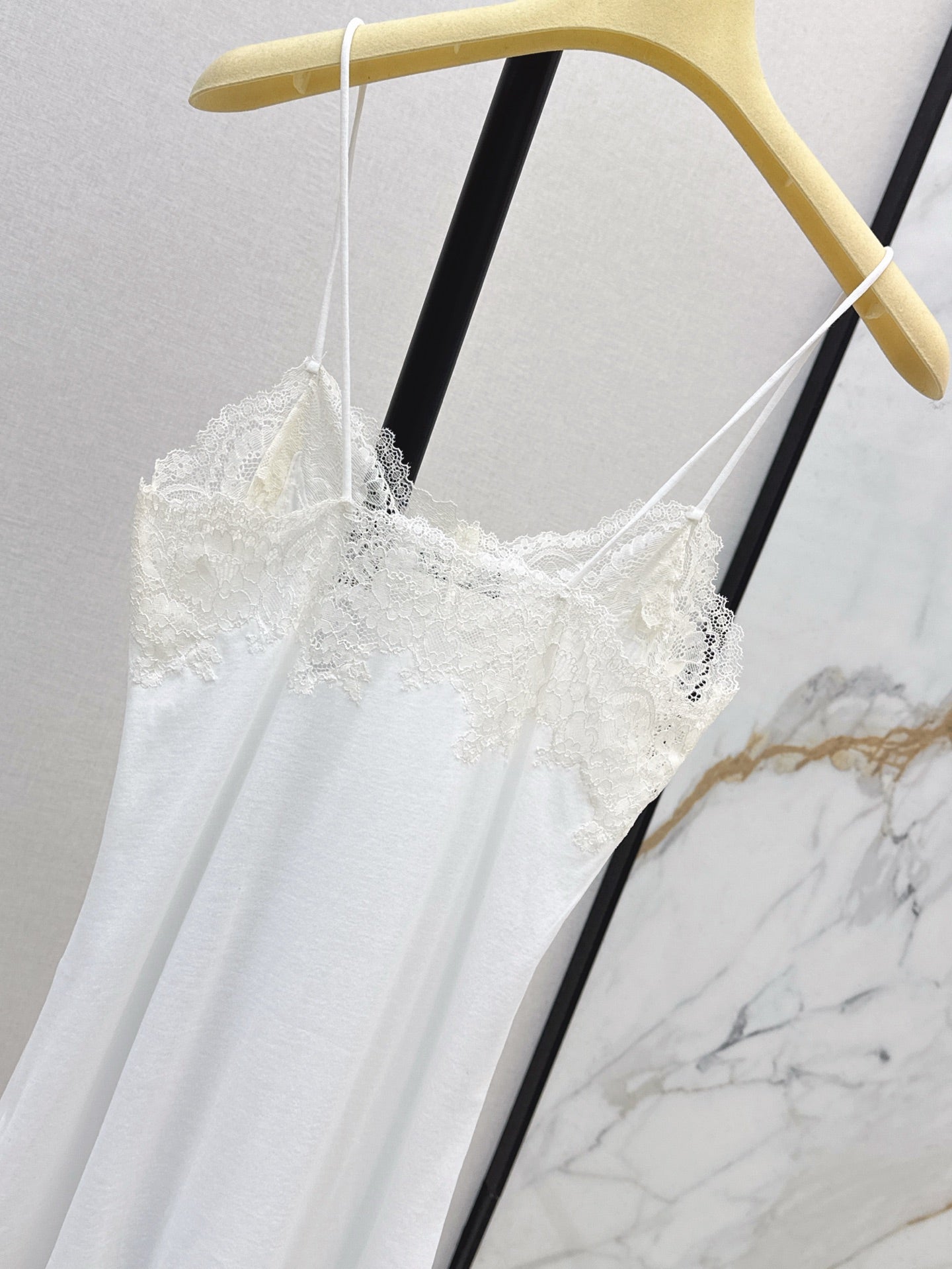 M*u 25ss lace trim mini dress