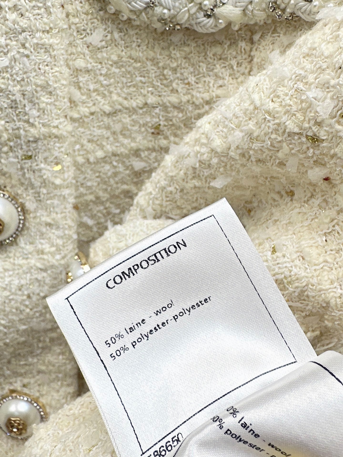 C*nel 25ss sleeveless braided vest and pleated skirt suit