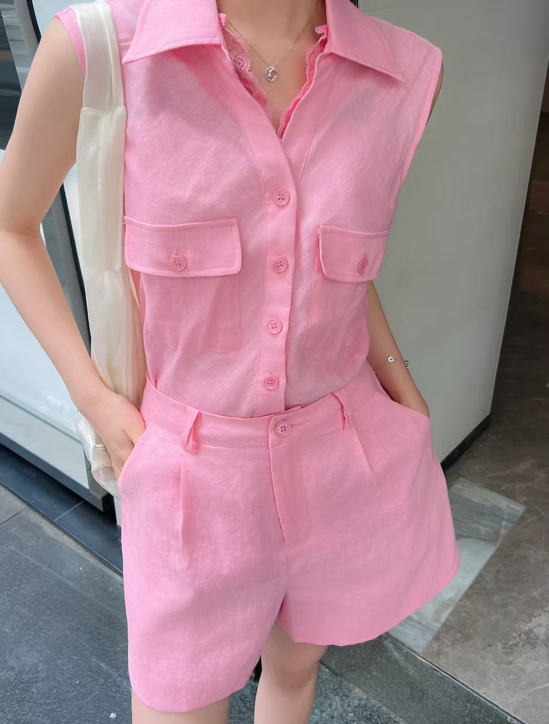 Lor*P 25ss linen suit