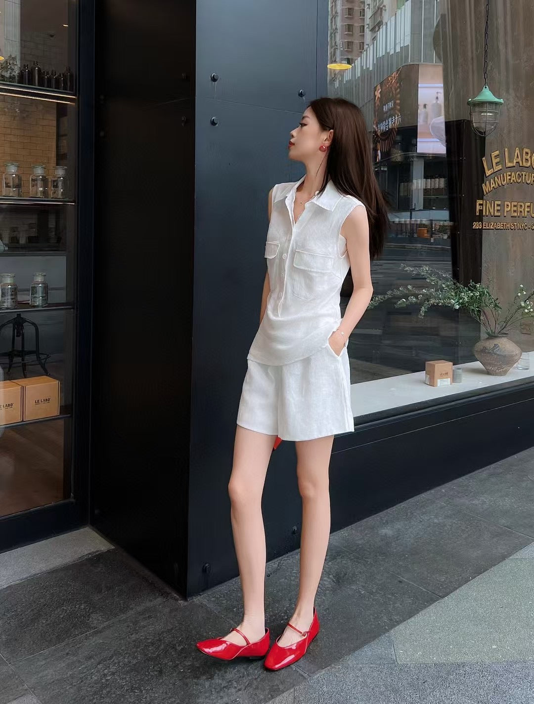 Lor*P 25ss linen suit