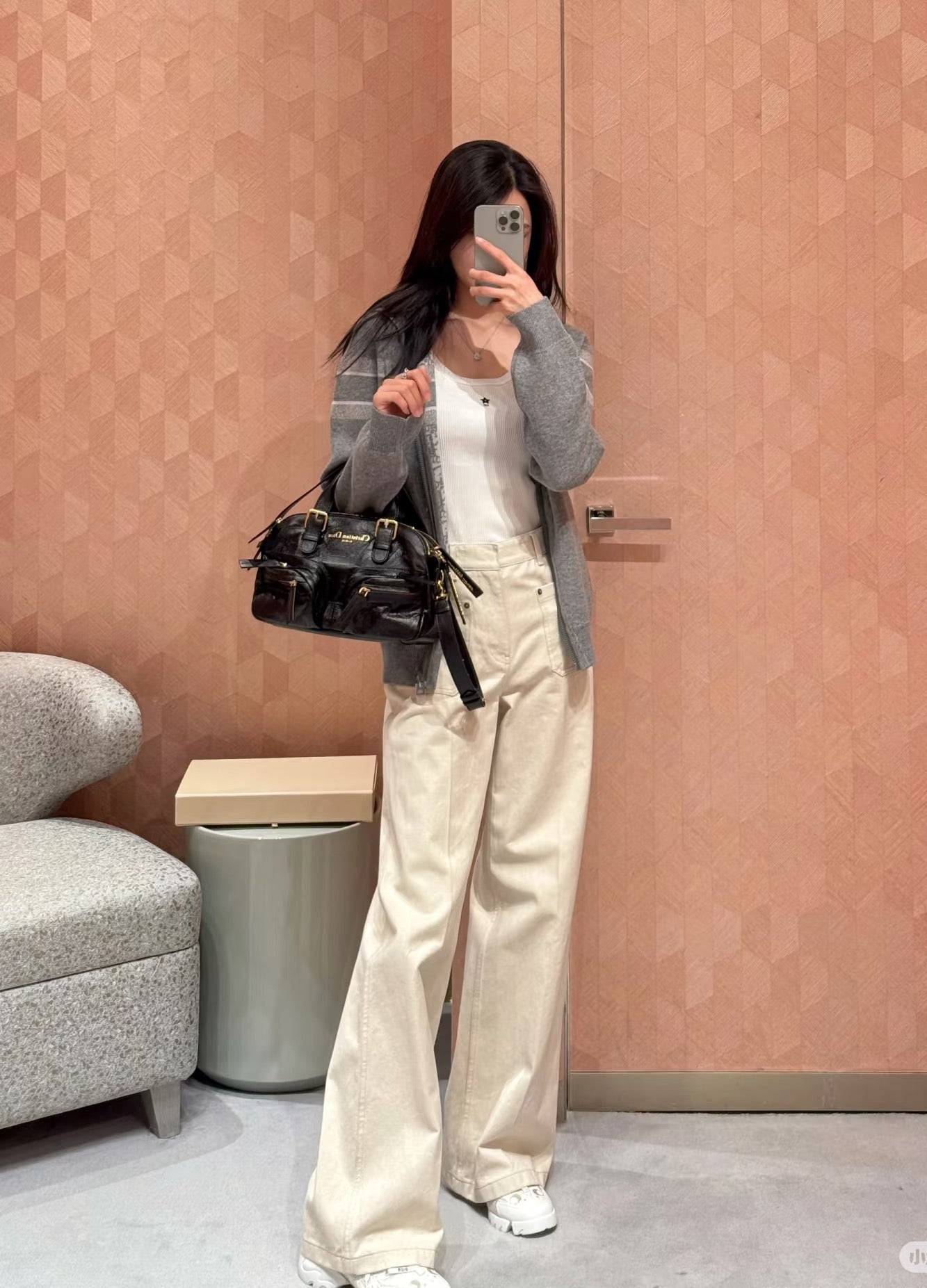 D*r 25ss Oblique Interior flared jeans