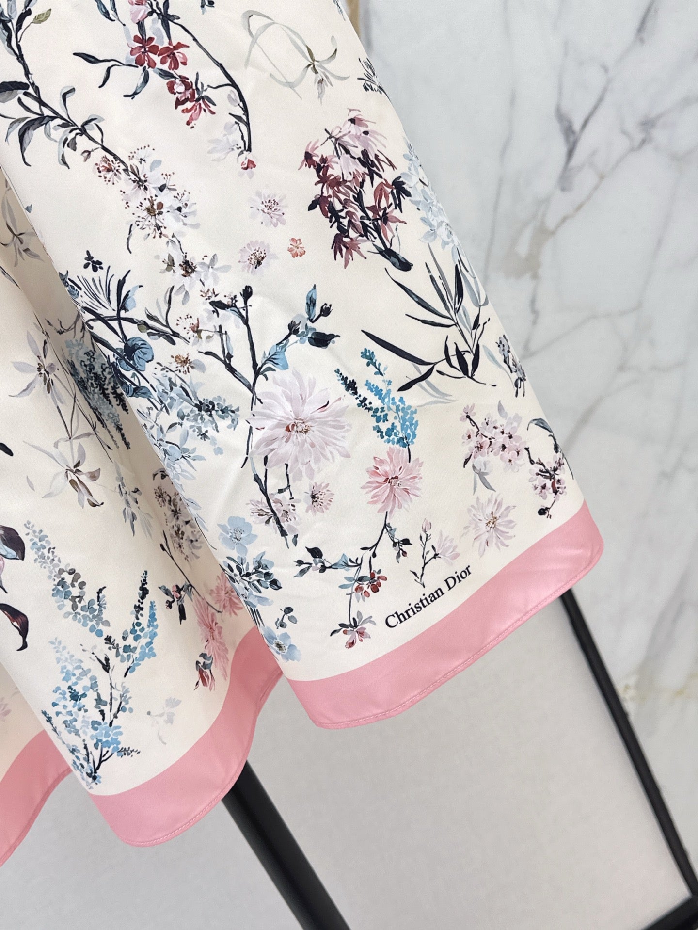 D*r 25ss print flared mid-length skirt