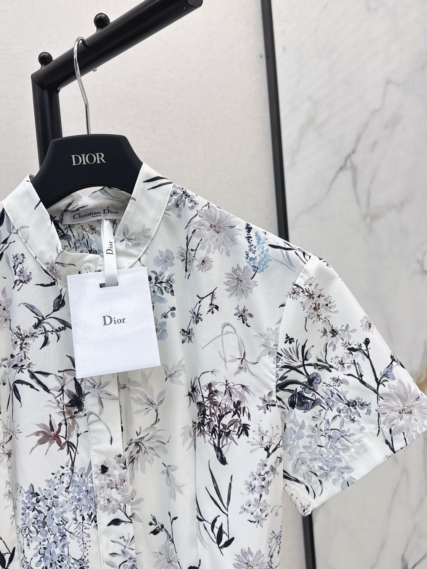 D*r 25ss printed twill belted dress