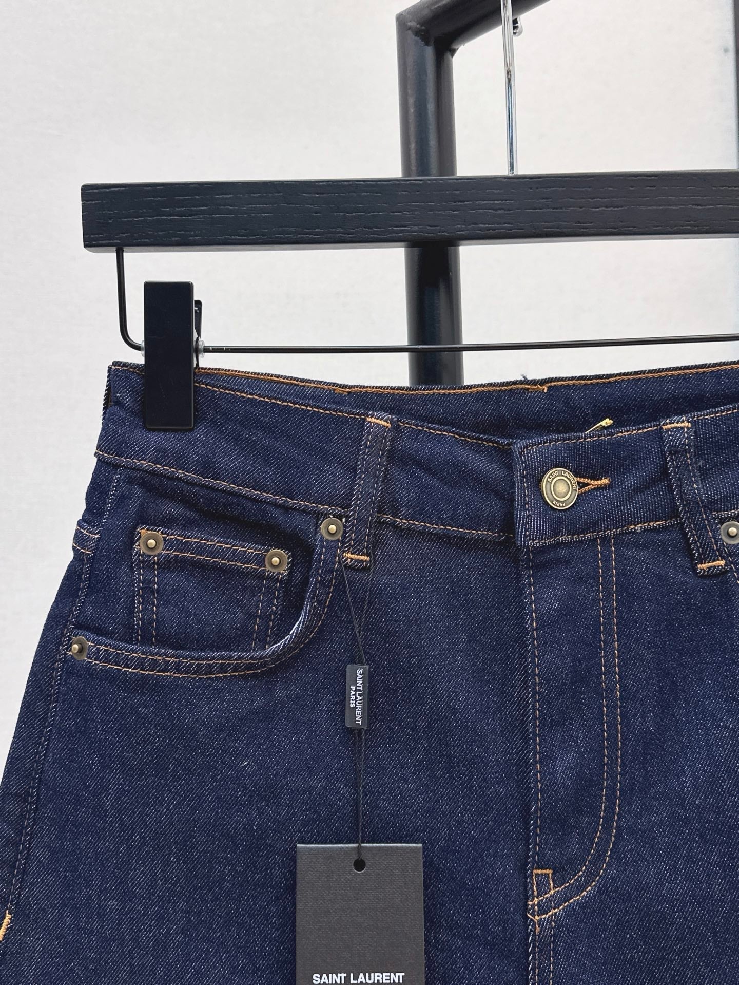 YS* 25ss embroidered denim shorts