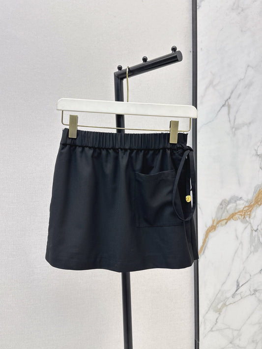Loe* 25ss pleated mini skirt