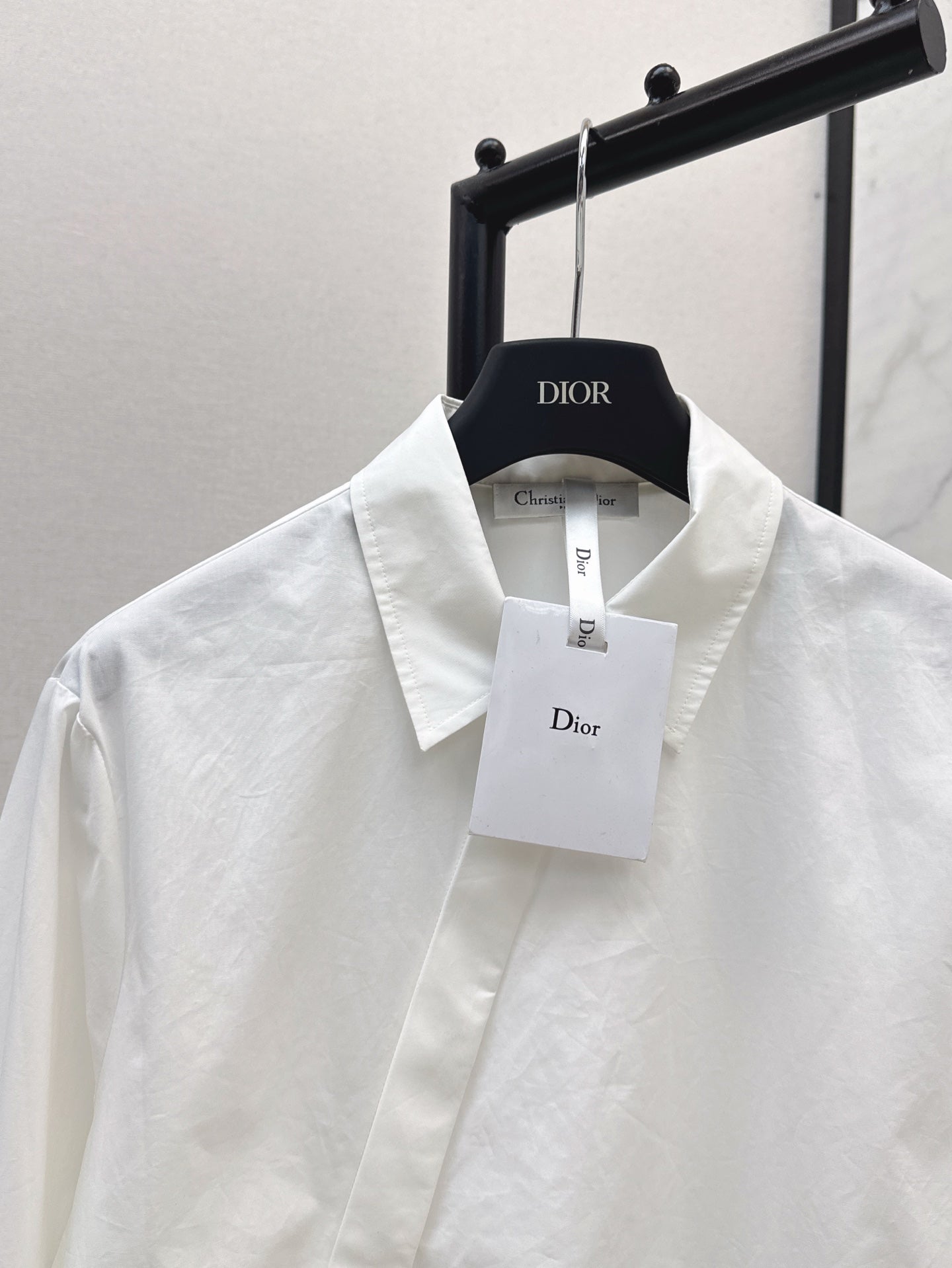 D*r 25ss Oblique buckle shirt